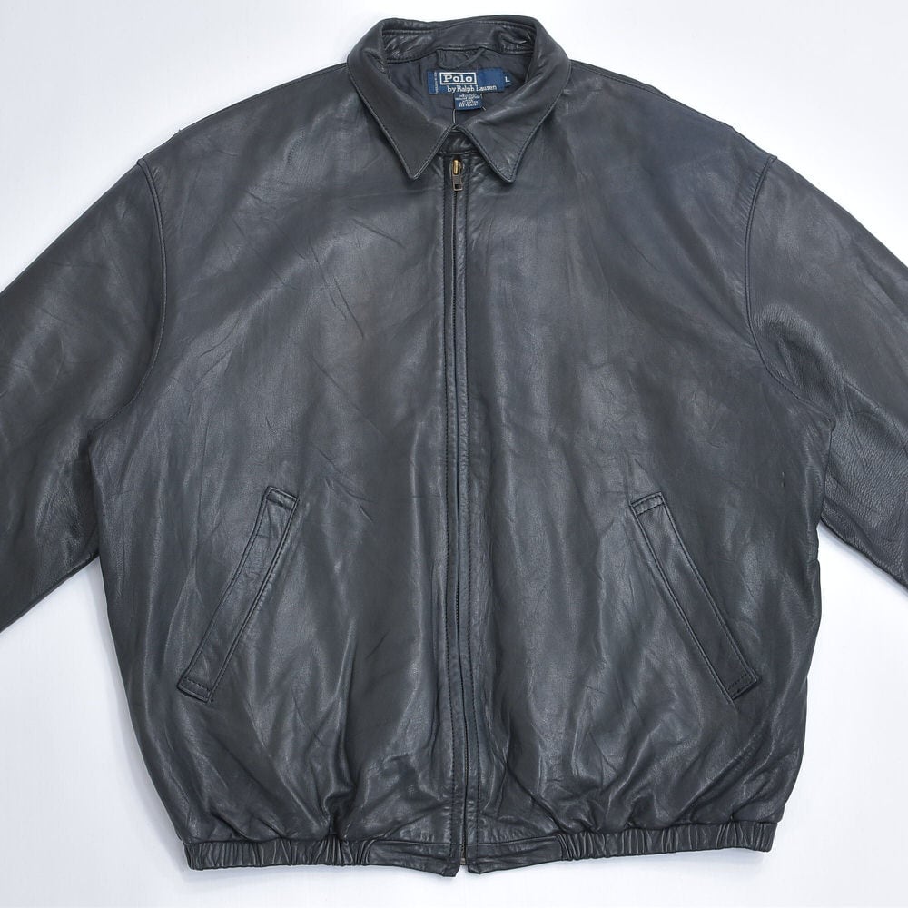 90s ポルトガル製 POLO by Ralph Lauren ラルフローレン レザー