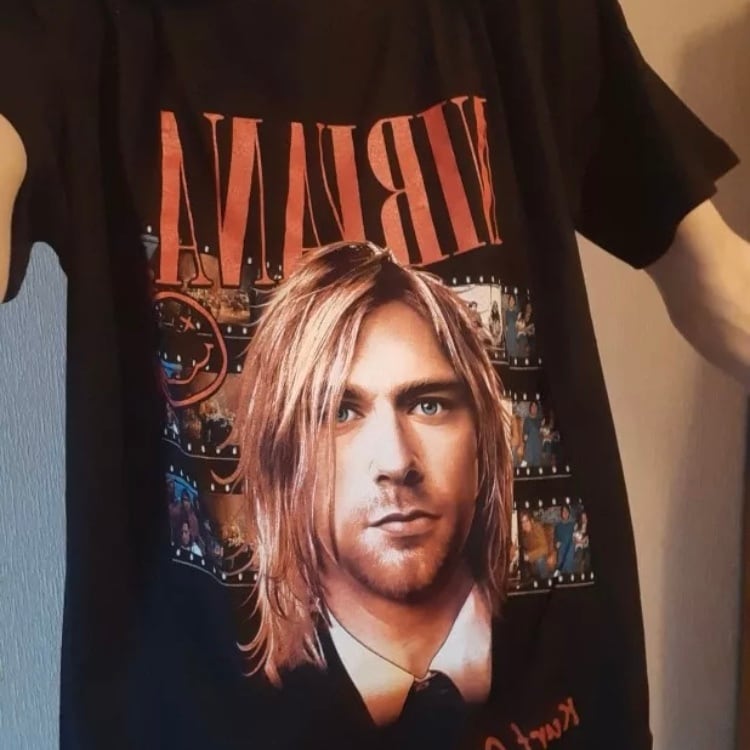 NIRVANA カートコバーン Tシャツ ニルヴァーナ Tee 半袖Tシャツ Kurt