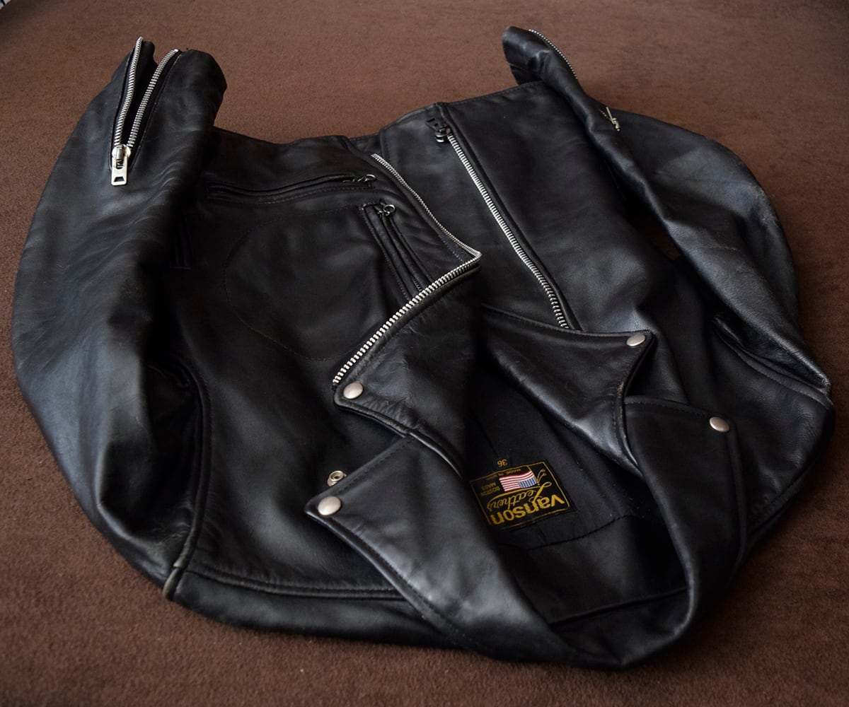 90s VANSON DOMINATOR 36 | SECOND TIME GLORY | ヴィンテージレザー