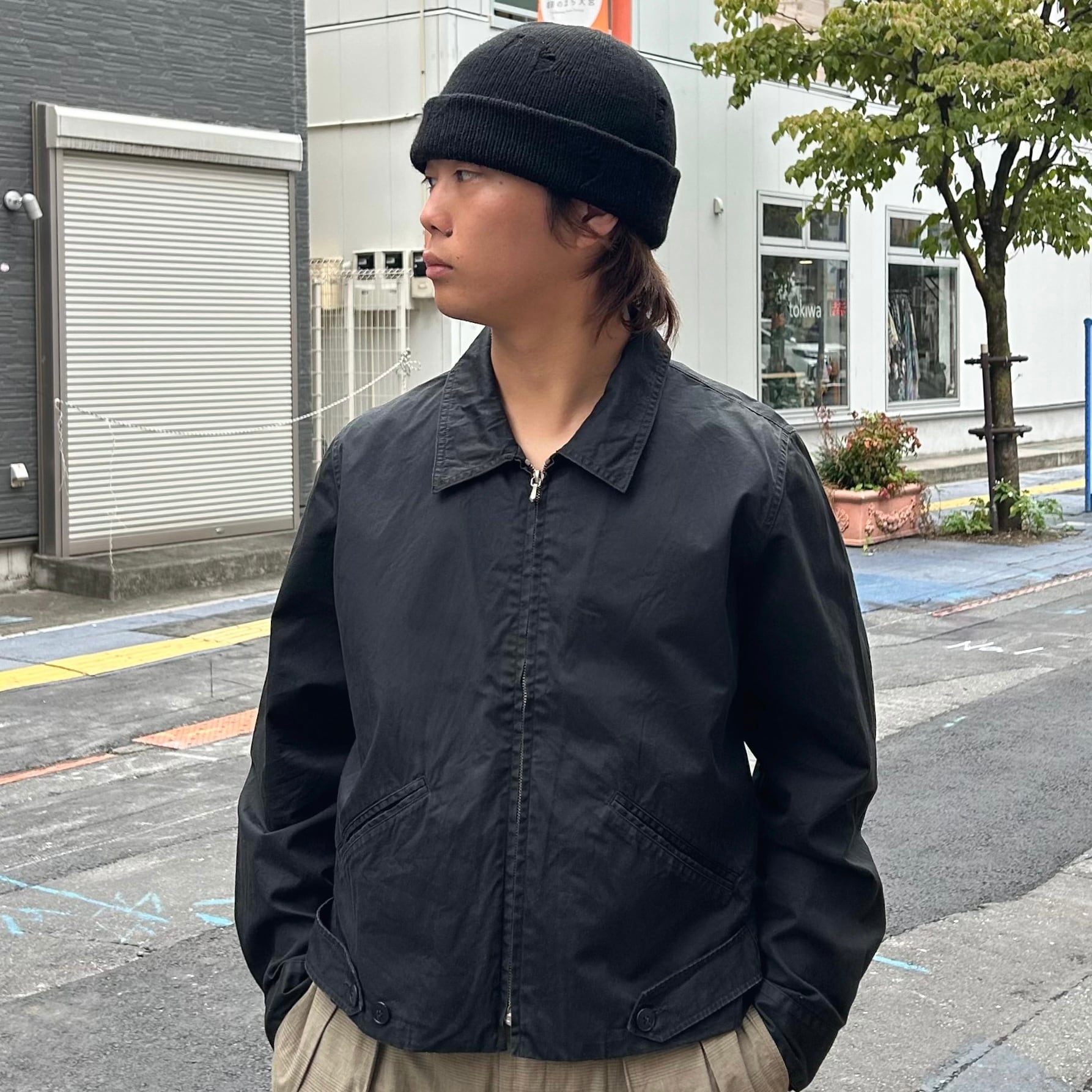 90's agnes b. Swing Top / アニエスベー ブルゾン ジャケット 古着