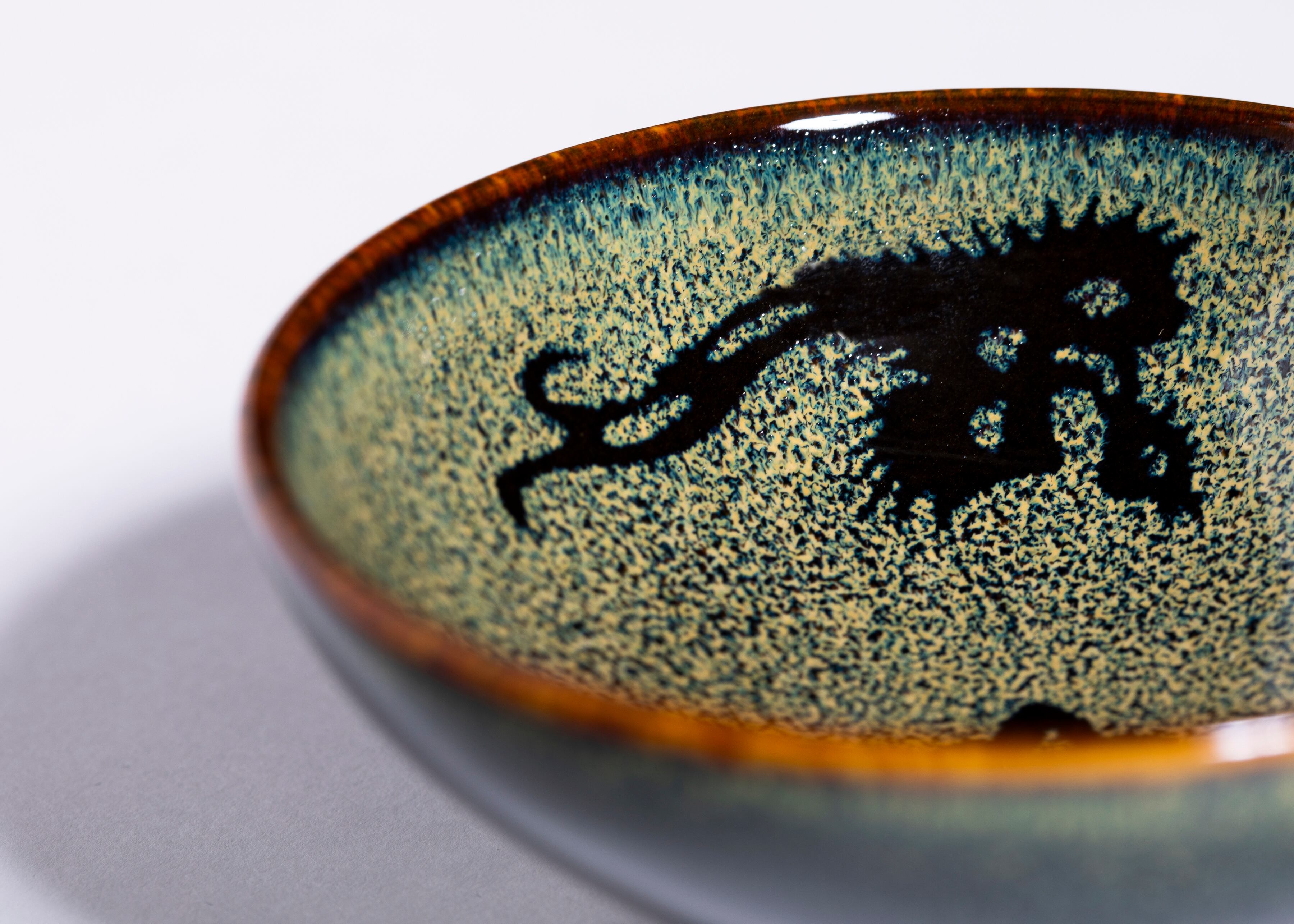 16世紀 桃山時代 岐阜県定林寺窯 天目茶碗 出土品 16世紀 桃山時代