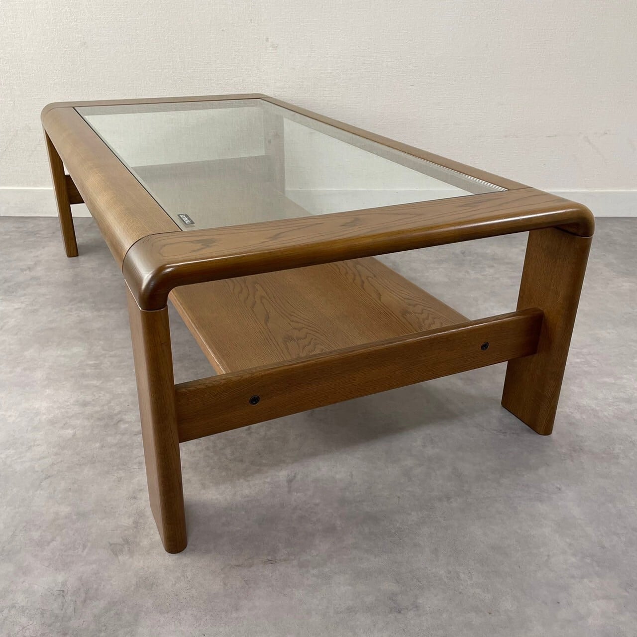 karimoku ローテーブル ガラス天板