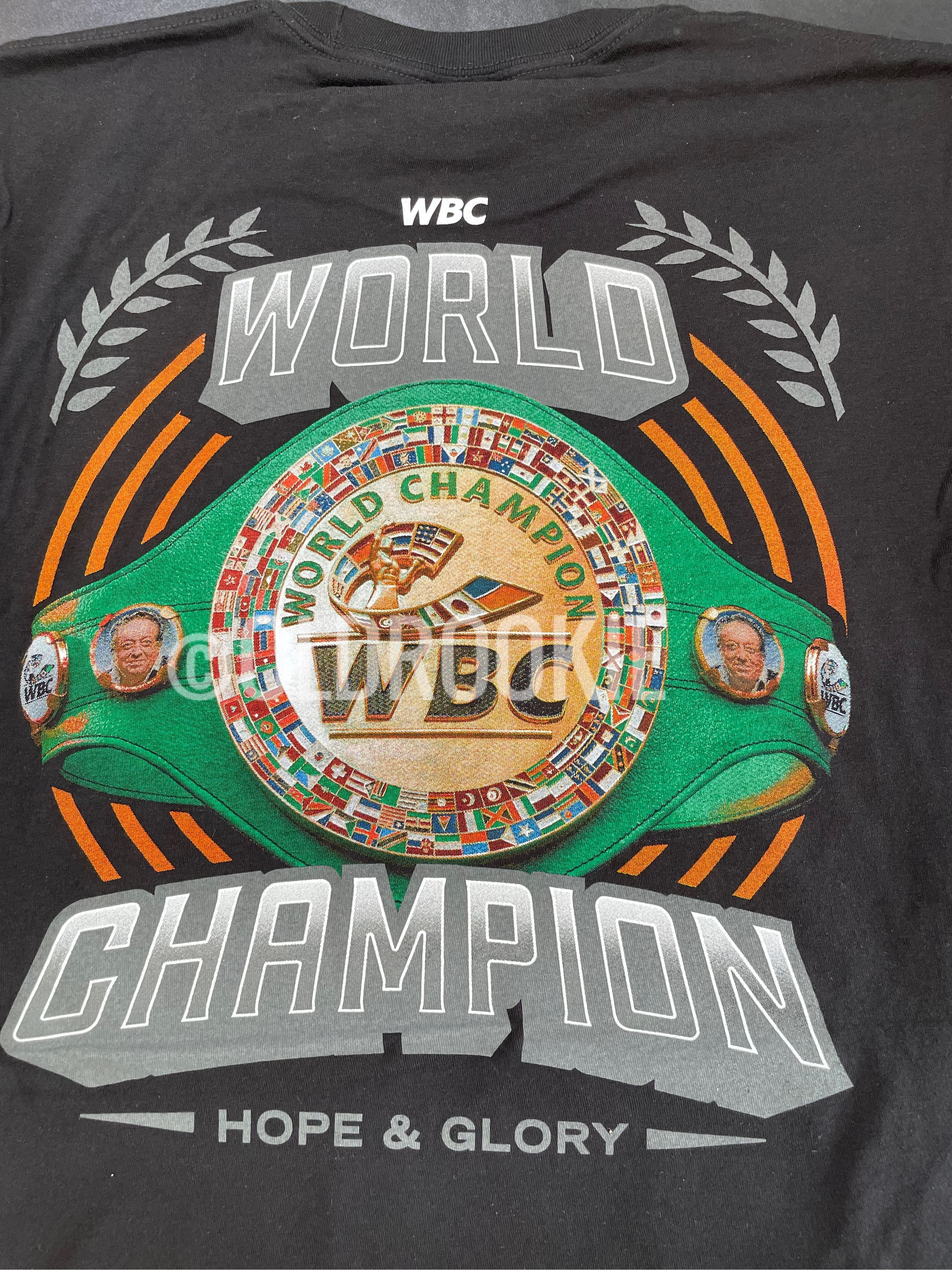 WBCチャンピオンベルトTシャツキャップセット WBCチャンピオンベルトT