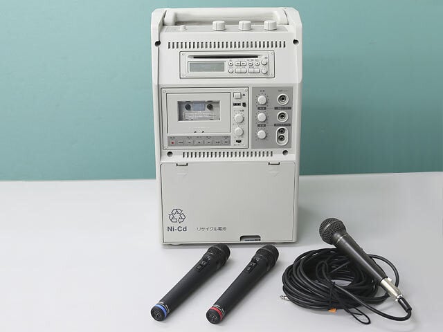 簡易音響セット TOA ワイヤレスアンプ（ワイヤレスハンドマイク1本