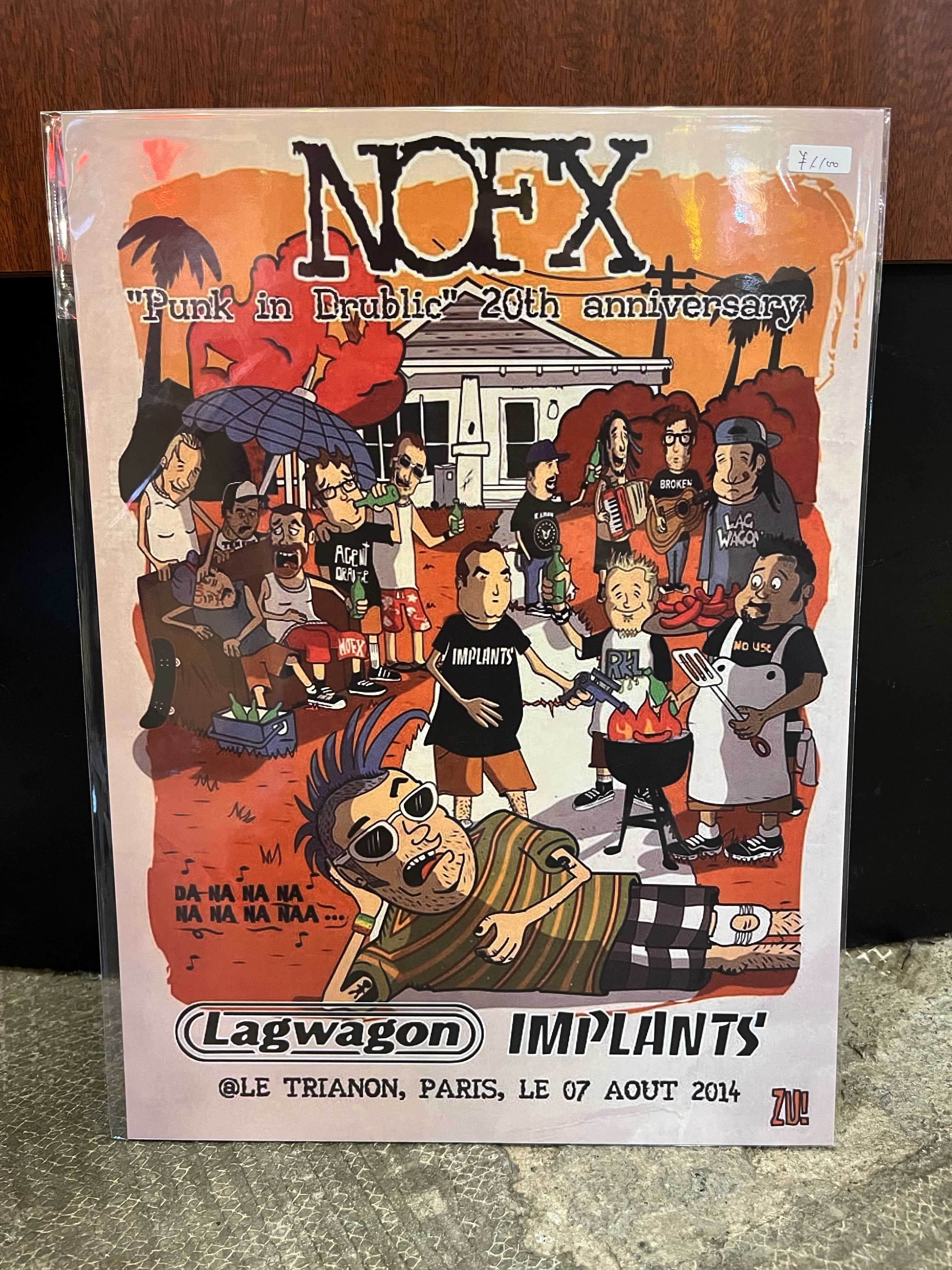 A168】NOFX 台紙付きポスター | 雑貨株式会社
