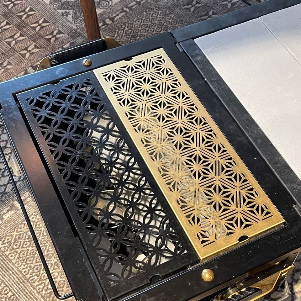 igtハーフユニット天板 真鍮 柄付き 2枚セット igtハーフユニット天板