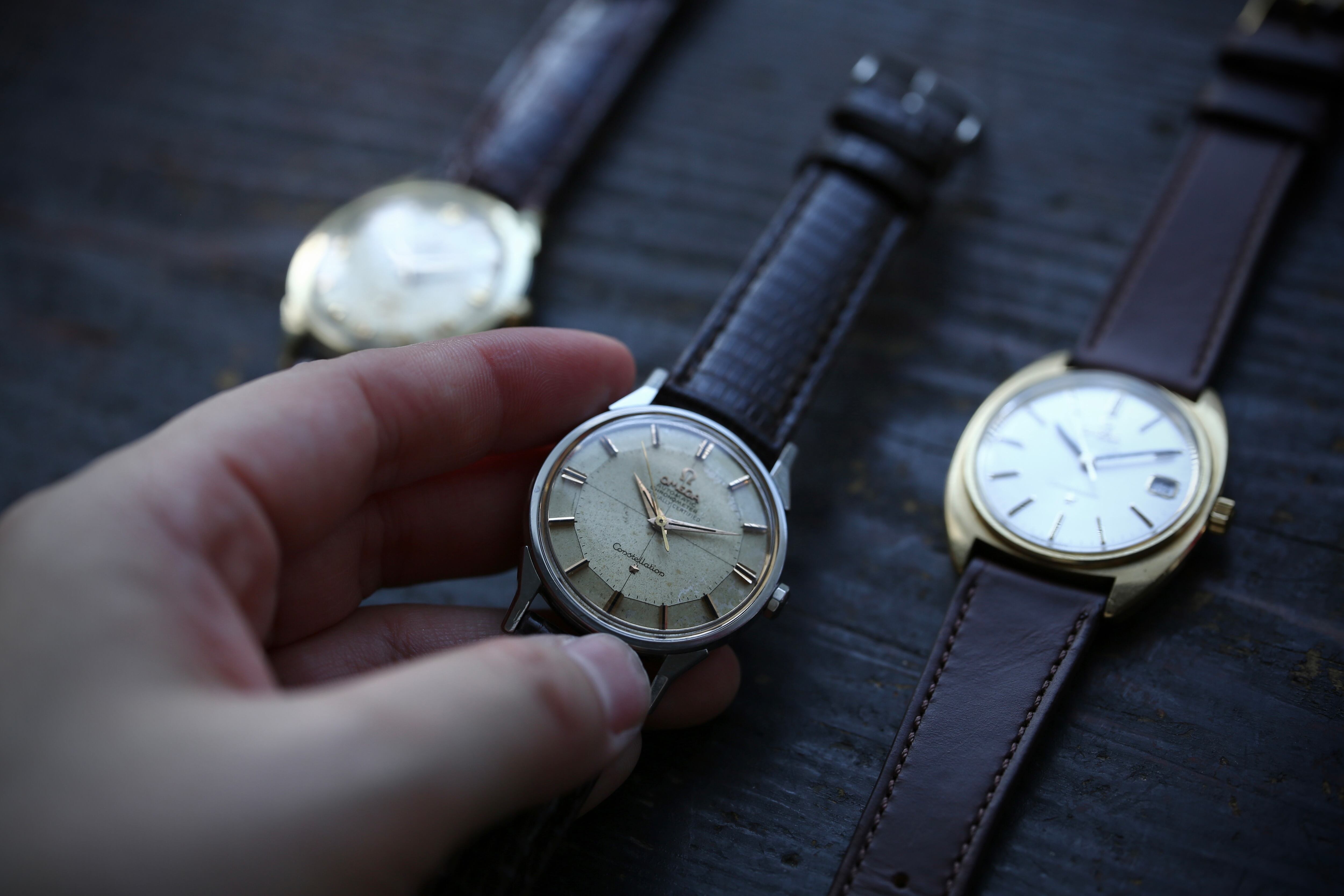 オメガ コンステレーション 純正コマ YG×SS 幅12mmリューズおまけ