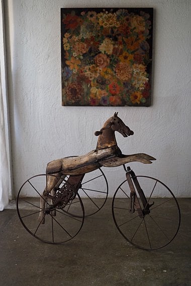 駆け上がる木馬-antique wooden horse | アンティーク.ヴィンテージ