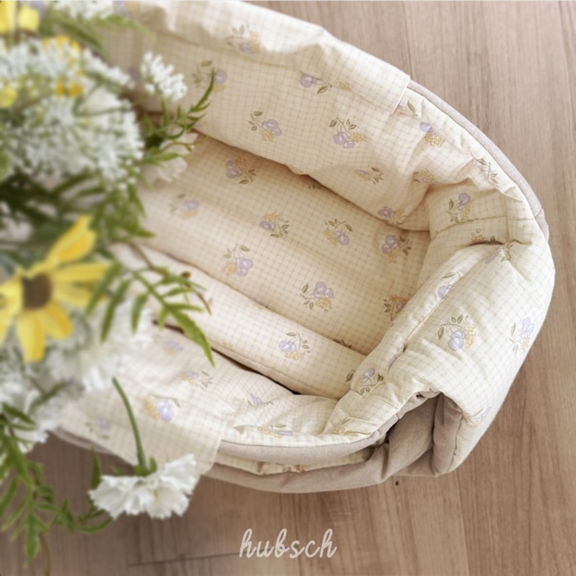 予約】[hubsch]グルムスリングバッグ（Sサイズ／イエローチェック