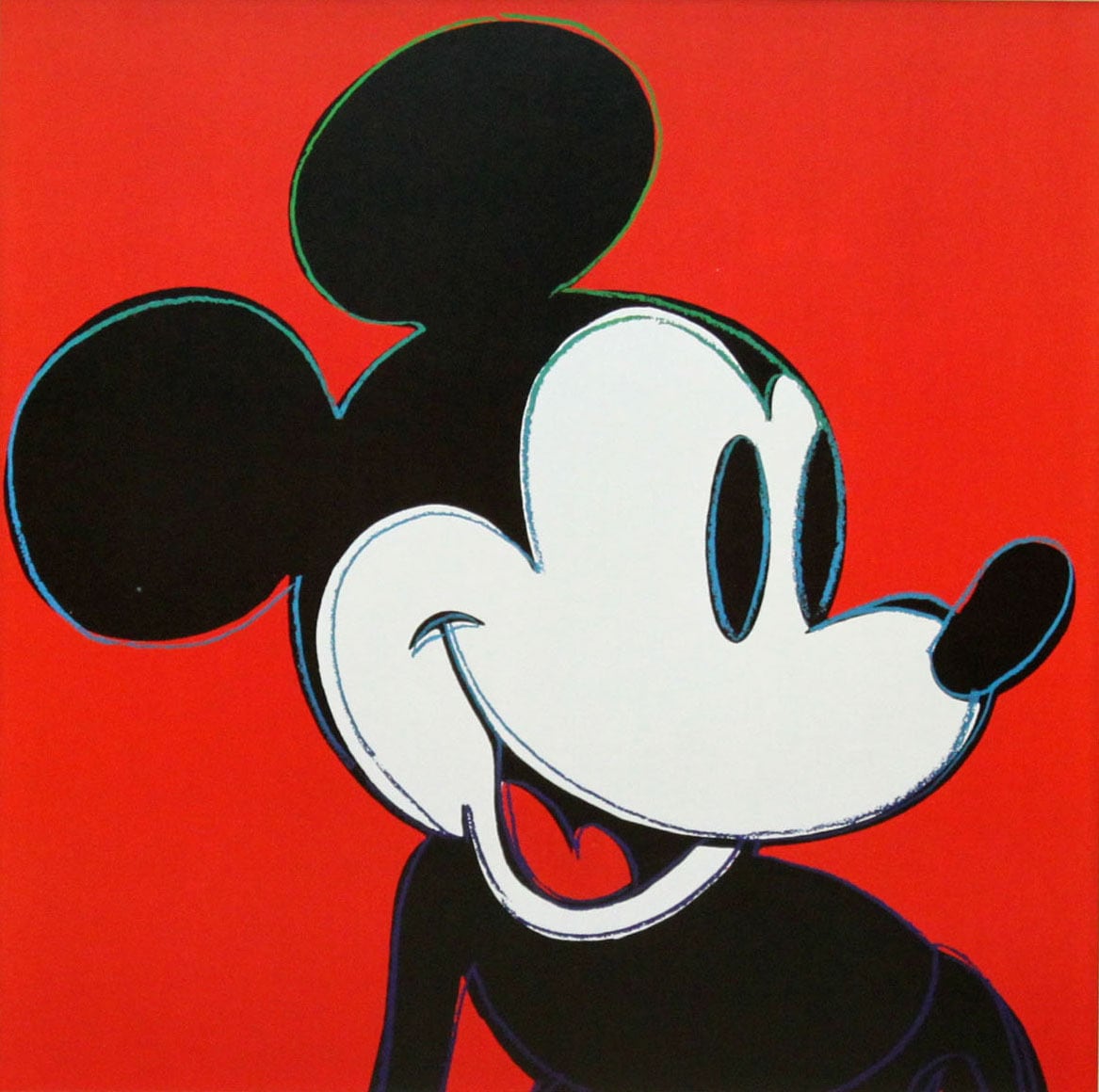 アンディウォーホル、ミッキーマウス 1992s.90s 美品 アンディ