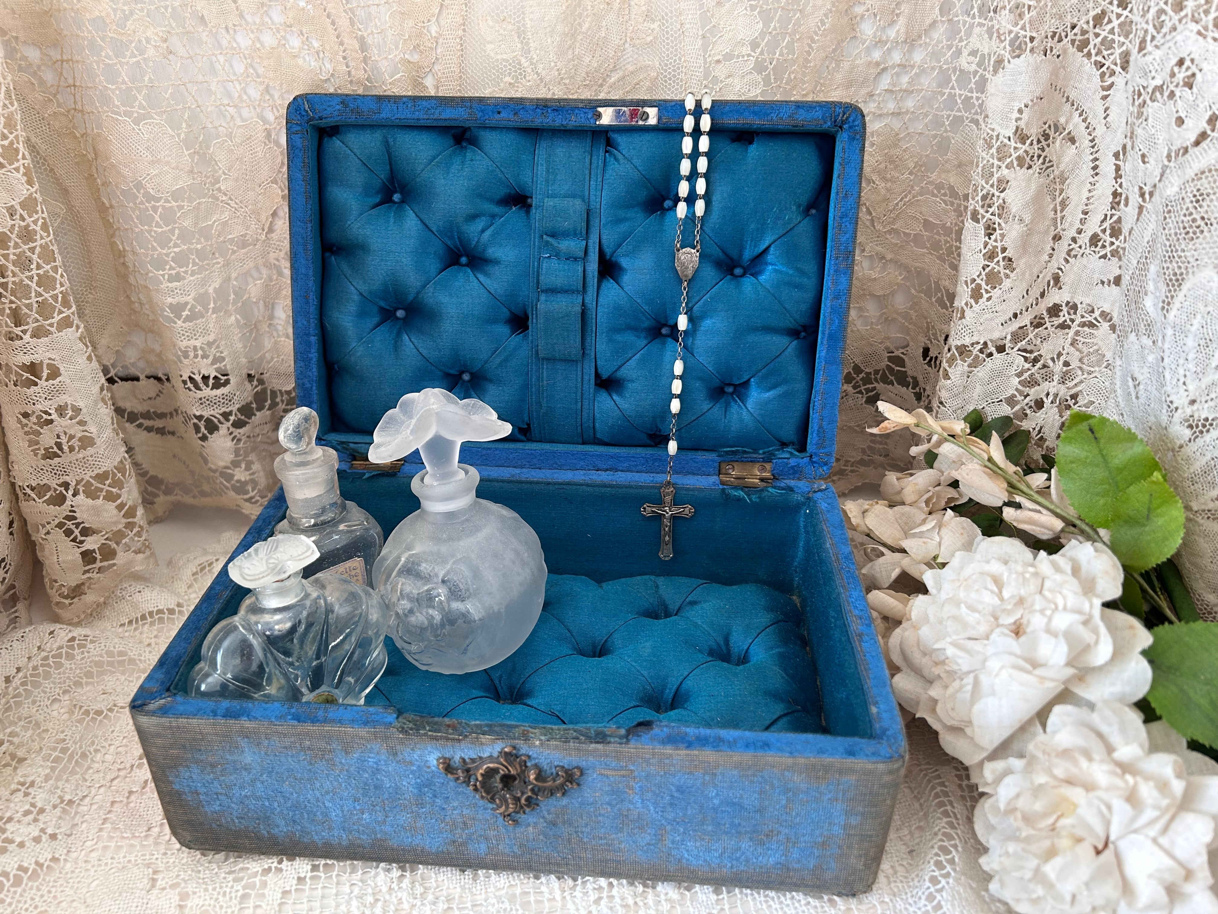 フランス アンティーク 宝石入れ ジュエリーボックス ビンテージ 薔薇