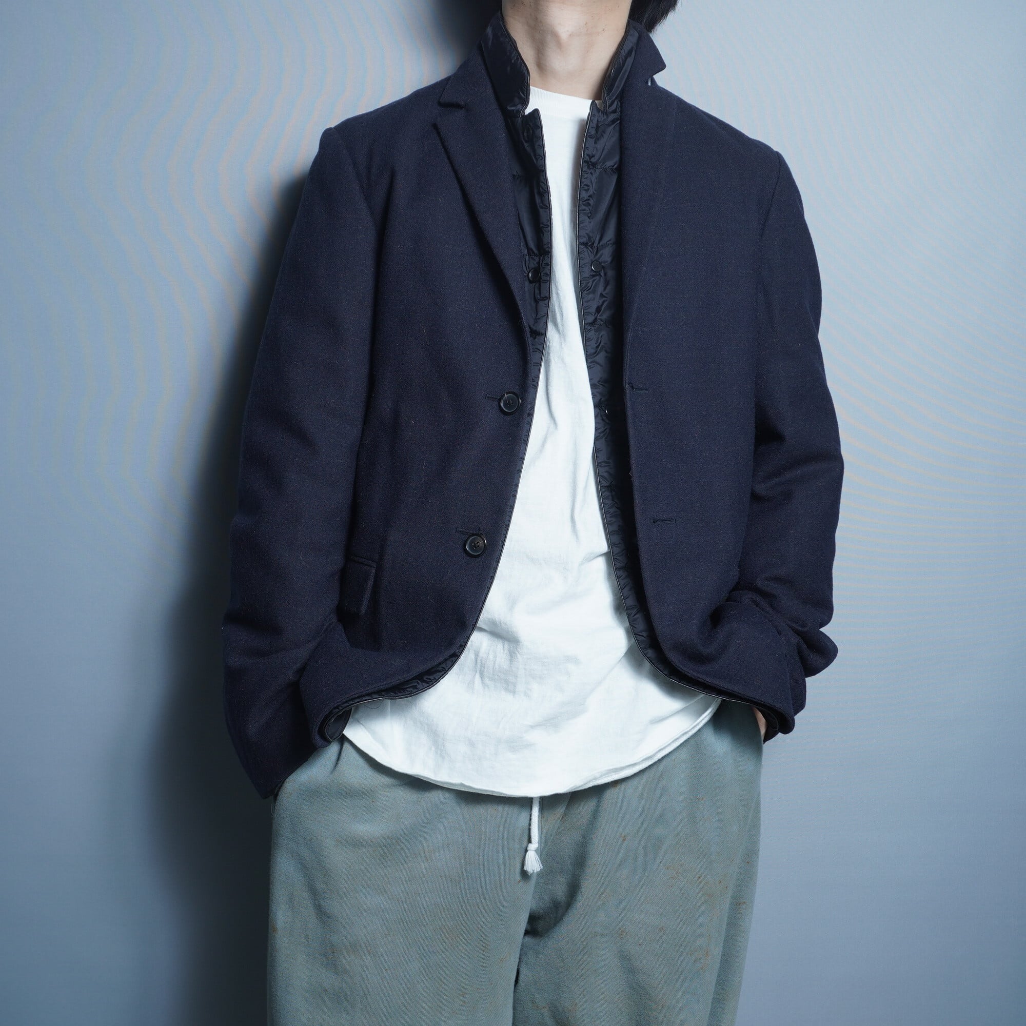 JILSANDER】ジルサンダー リバーシブルテーラード中綿ジャケット