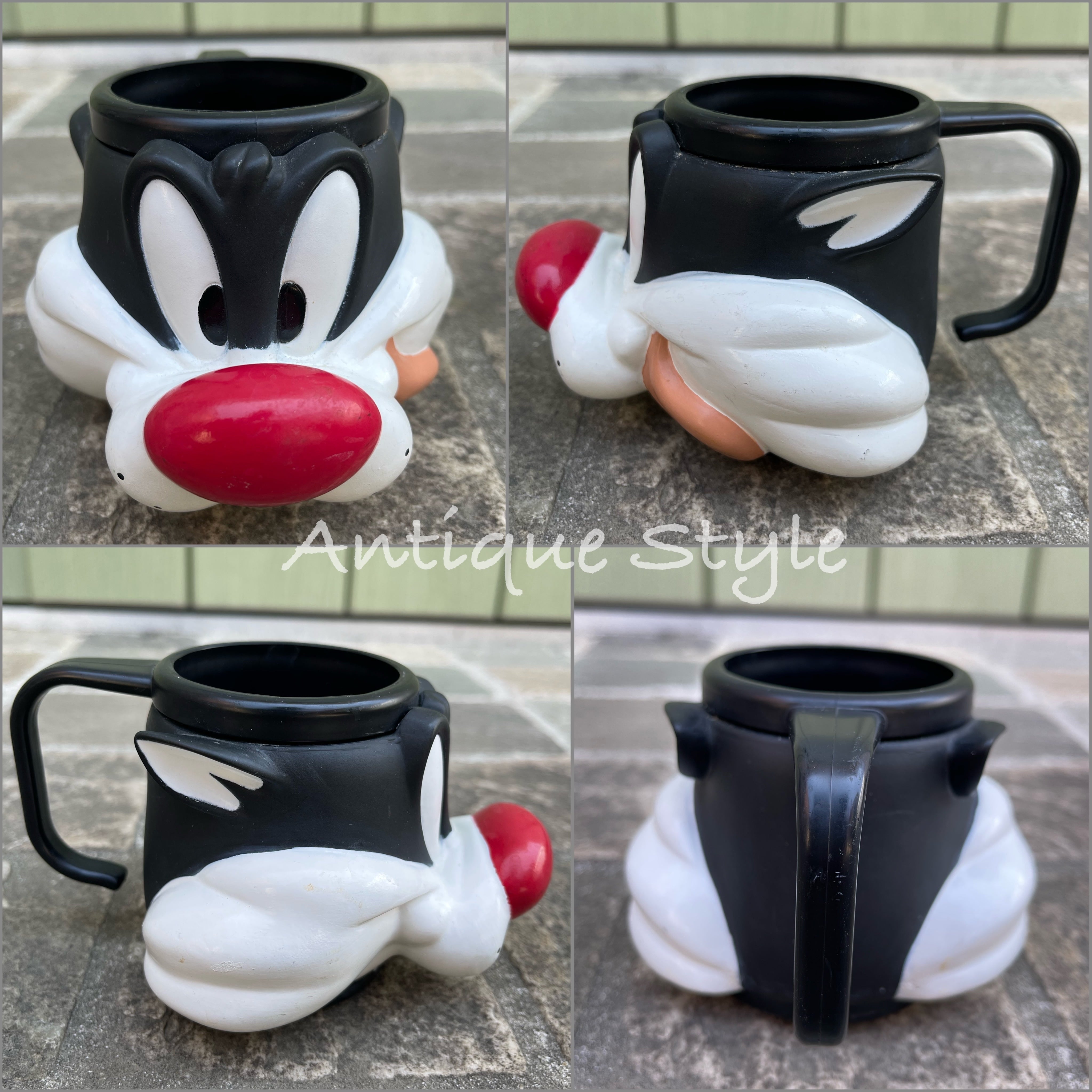 ルーニーテューンズ 3D フェイス マグカップ 7個セット ビンテージ