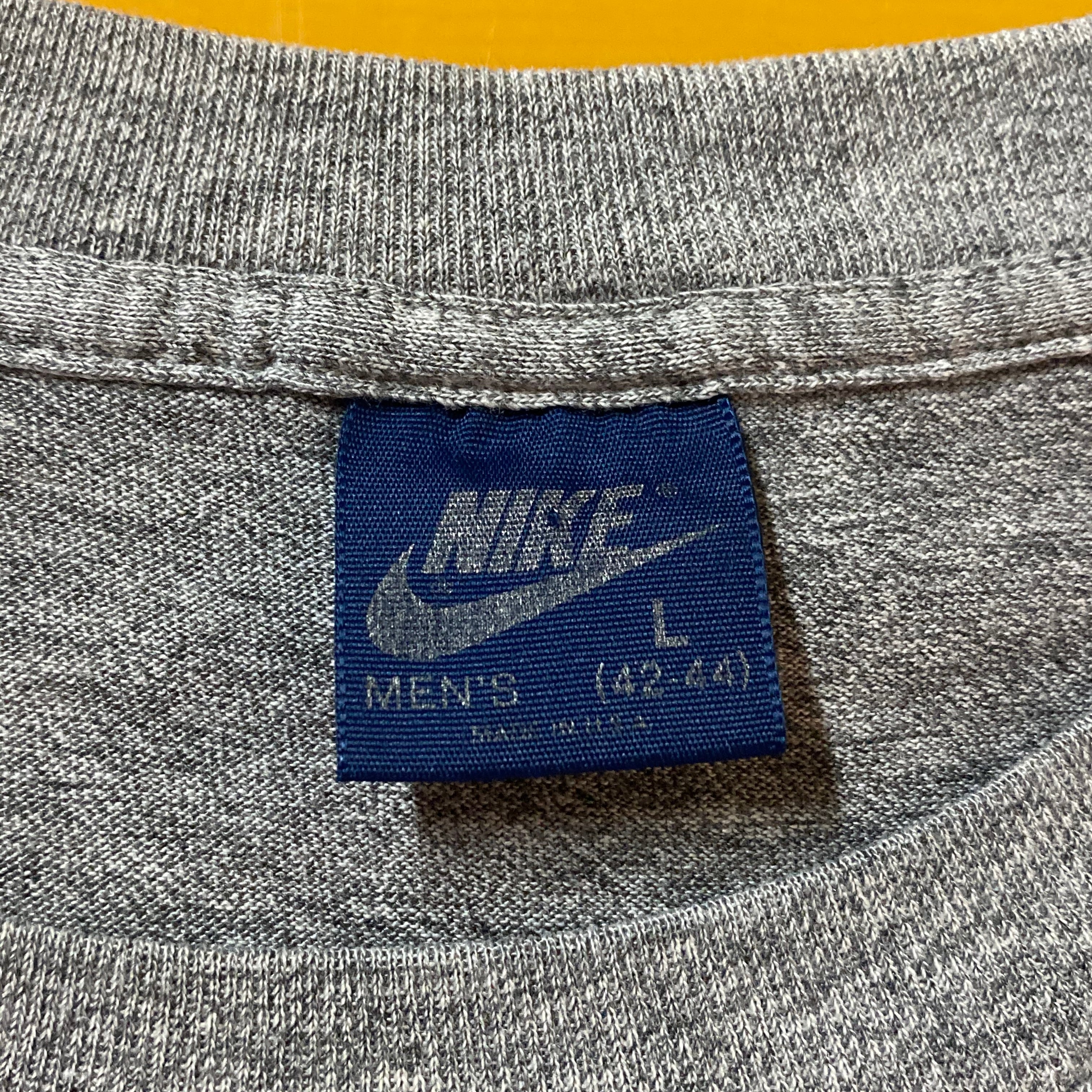 80年代 ヴィンテージ NIKE ナイキ 肩掛け Tシャツ 霜降り レーヨン混 L