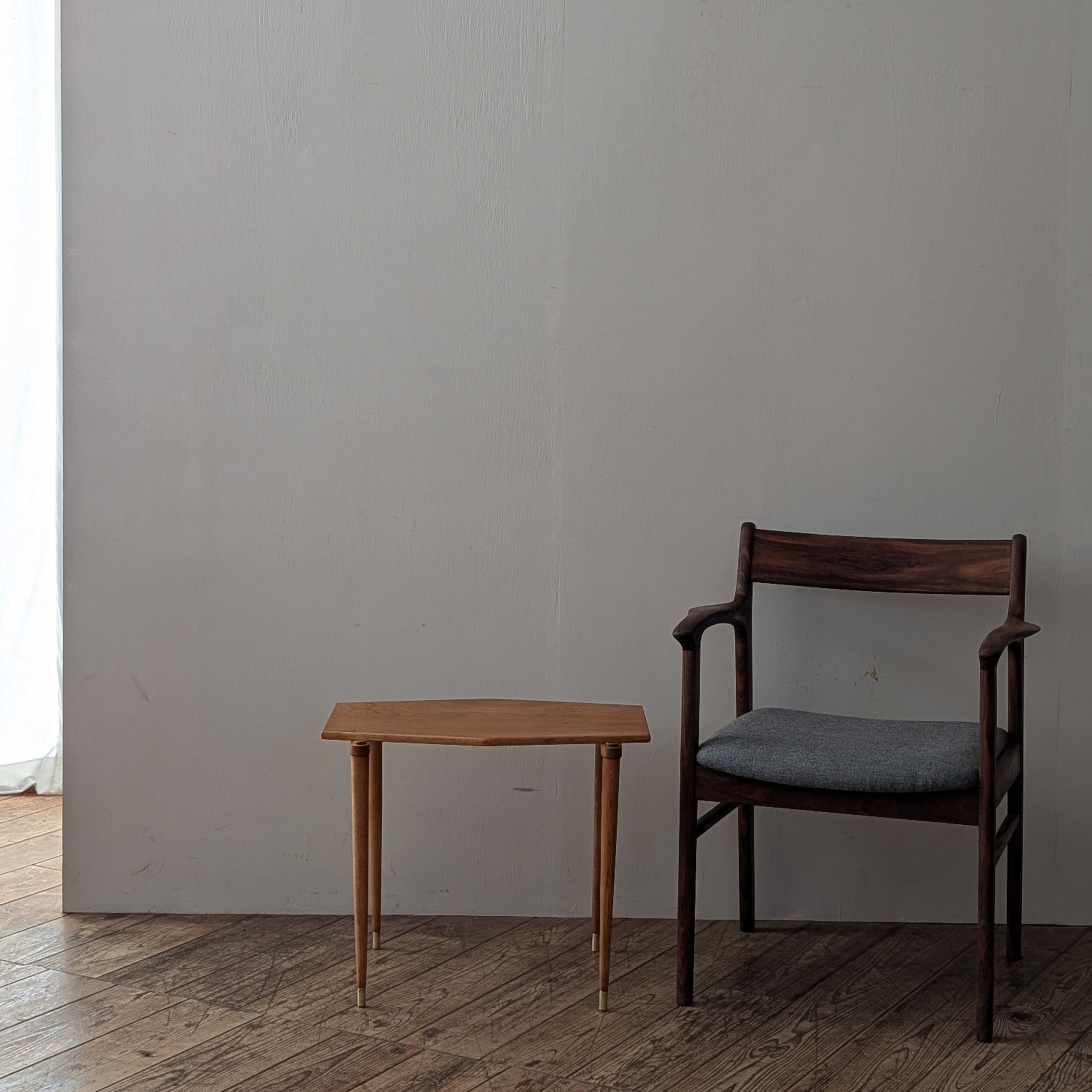 送料込 山口木材工芸 サイドテーブル ヴィンテージ | sonota