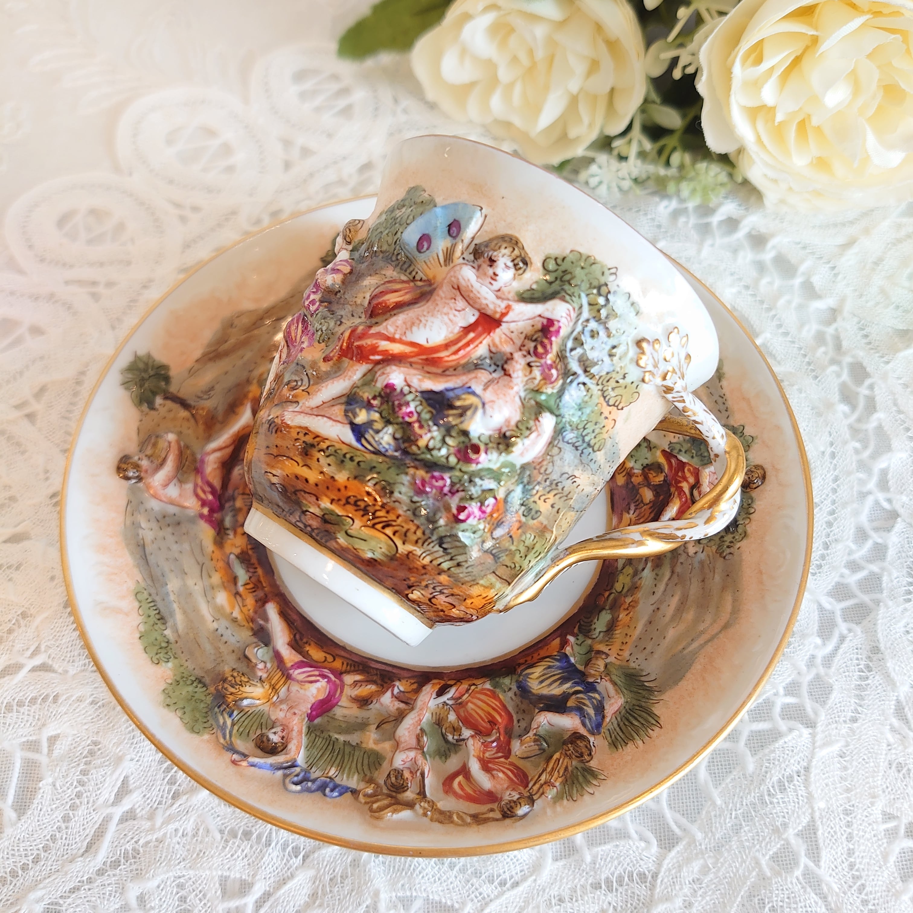 カポディモンテ カップ&ソーサー | アンティークショップ リベルテ