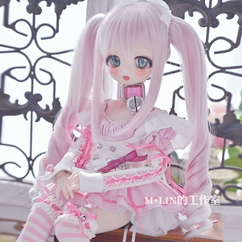 BJDドール用ウィッグ 8-9インチ 全6色 MDD/kumako/DDサイズ通用 1/3