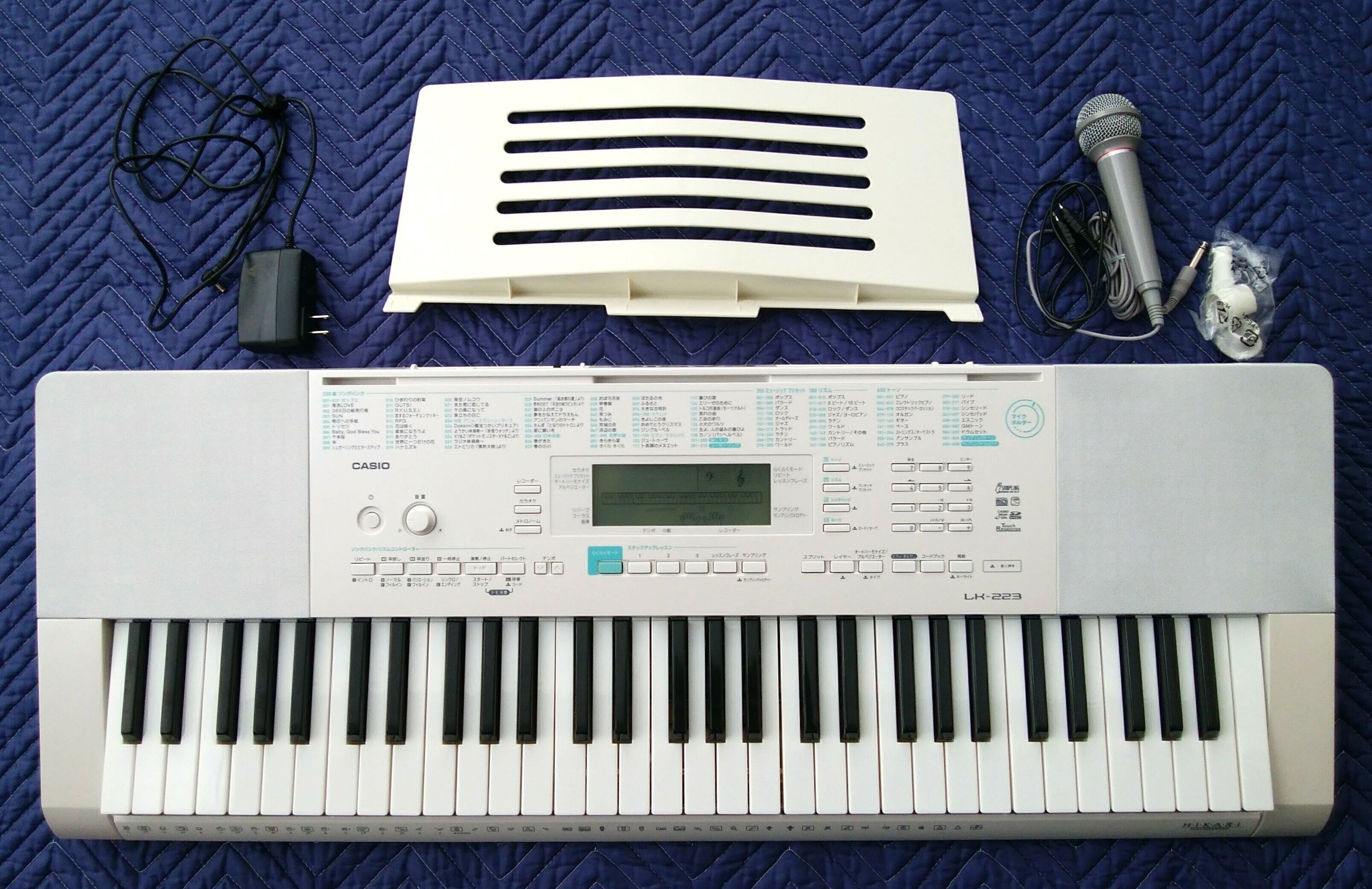 引き取り限定】カシオ/CASIO 電子キーボード LK-223