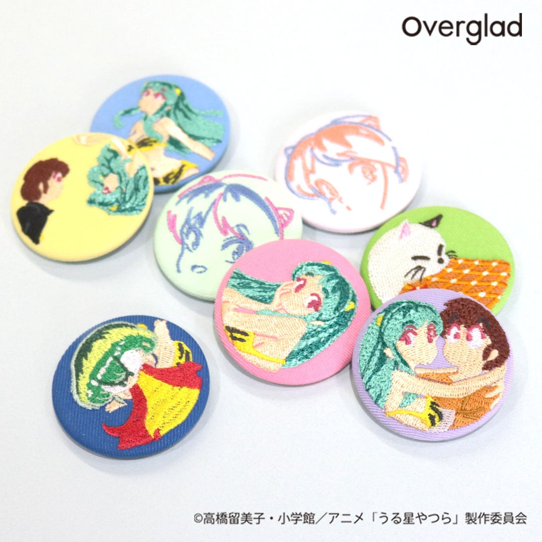 うる星やつら トレーディング刺繍缶バッジ BOX | きゃらとれ by Snawdy