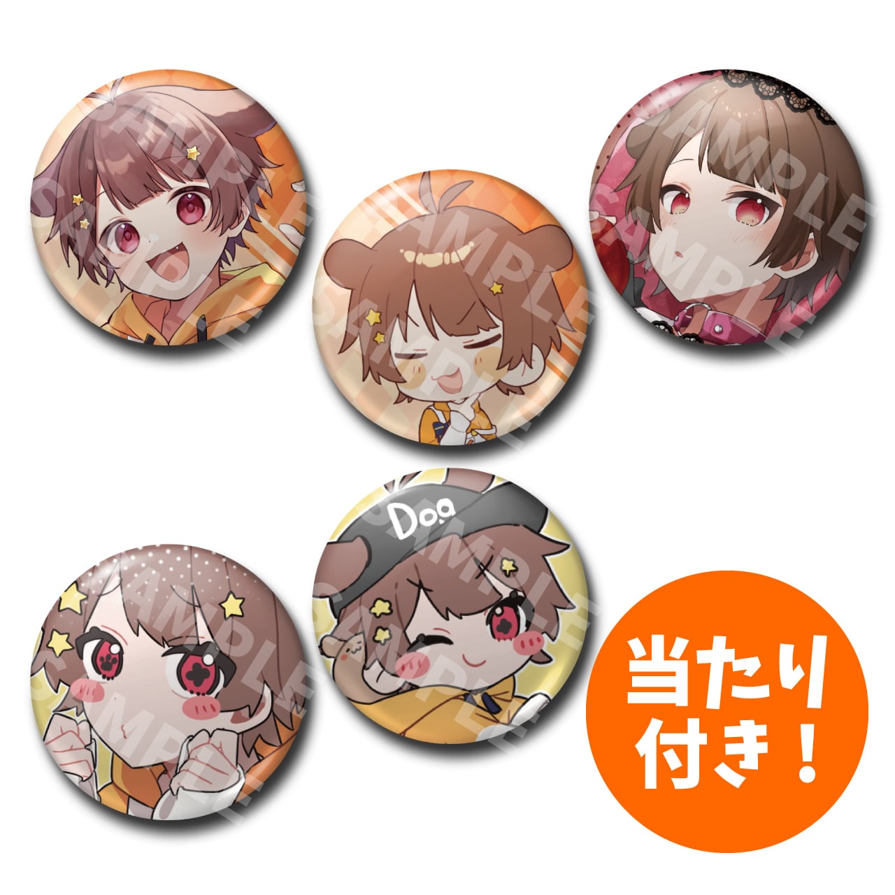 みぬたミドフェスグッズ ランダム缶ばっじくじ！ | みぬたのお店屋さん