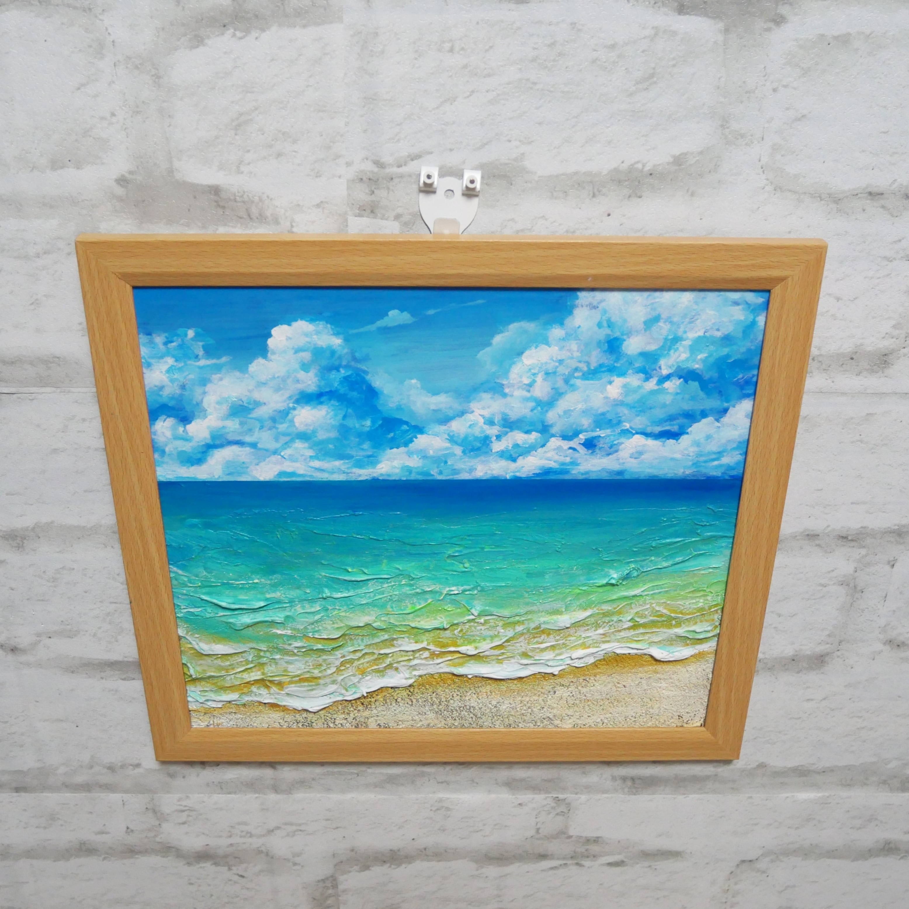 油彩画 アイスコーヒーとアイスカフェラテ 【公式通販】