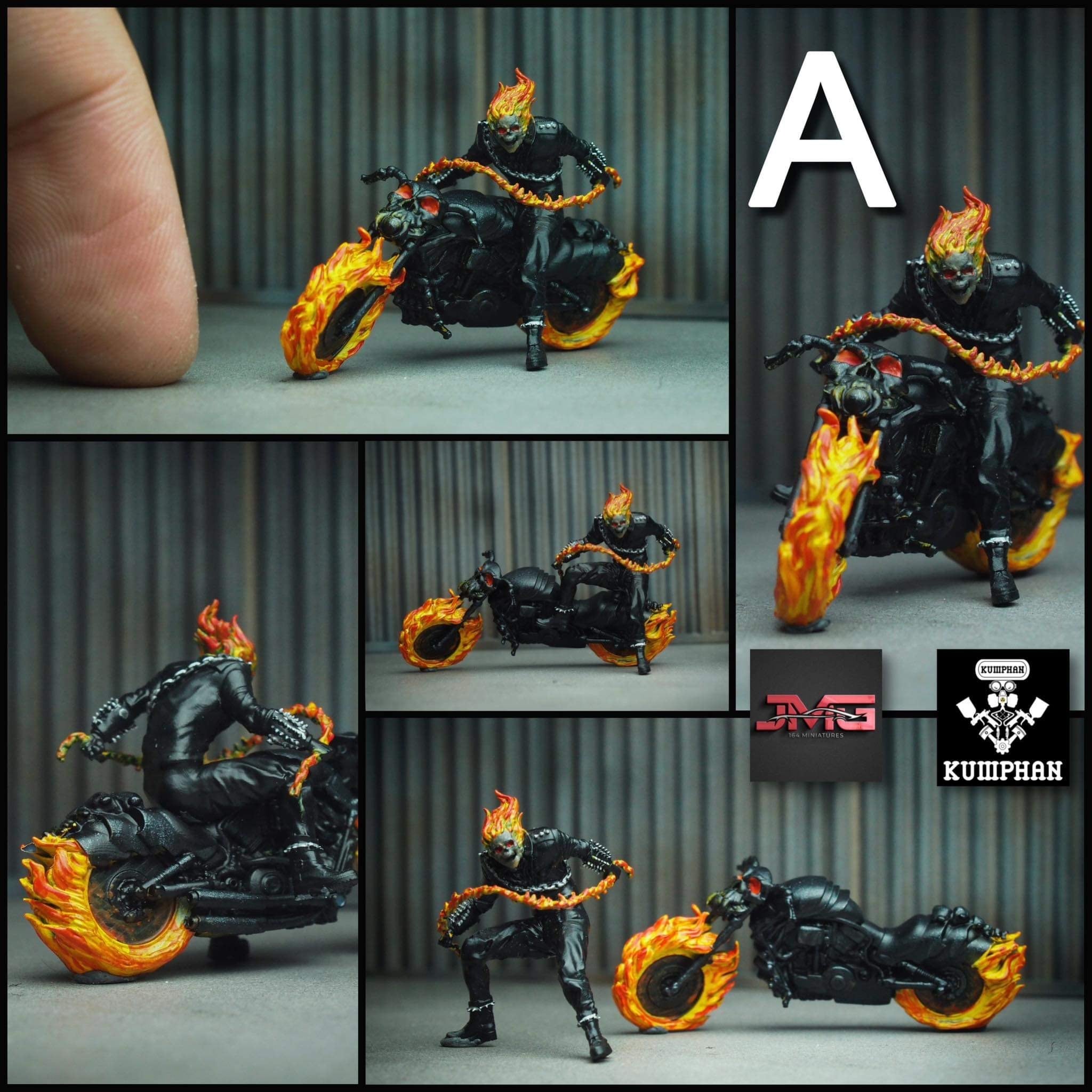 6月中旬発送予定」1/64 KumPhan フィギュア シリーズ4 バイク