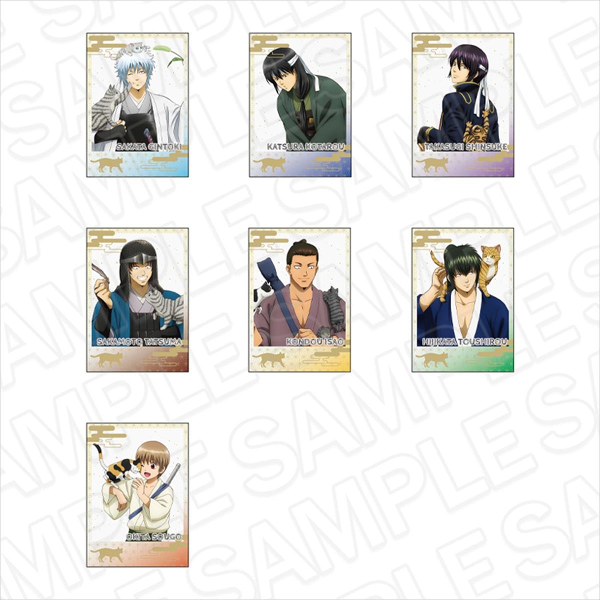 TVアニメ『銀魂』 ランダムインスタントフォト風カード Cat ver