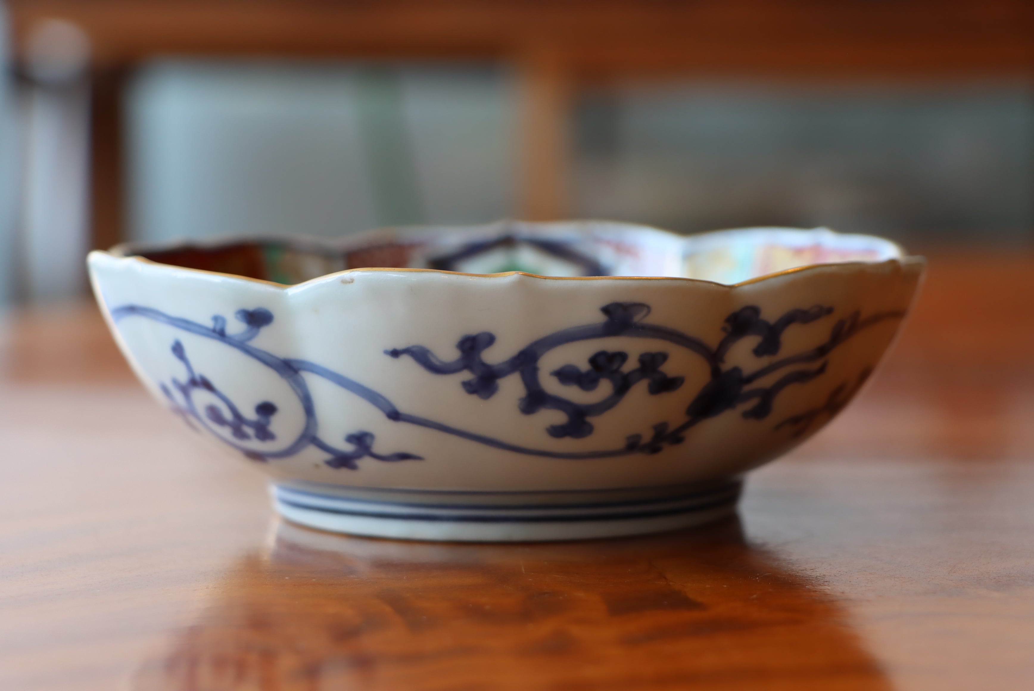 膾皿 古伊万里 色絵 花松竹梅文 | Pay ID