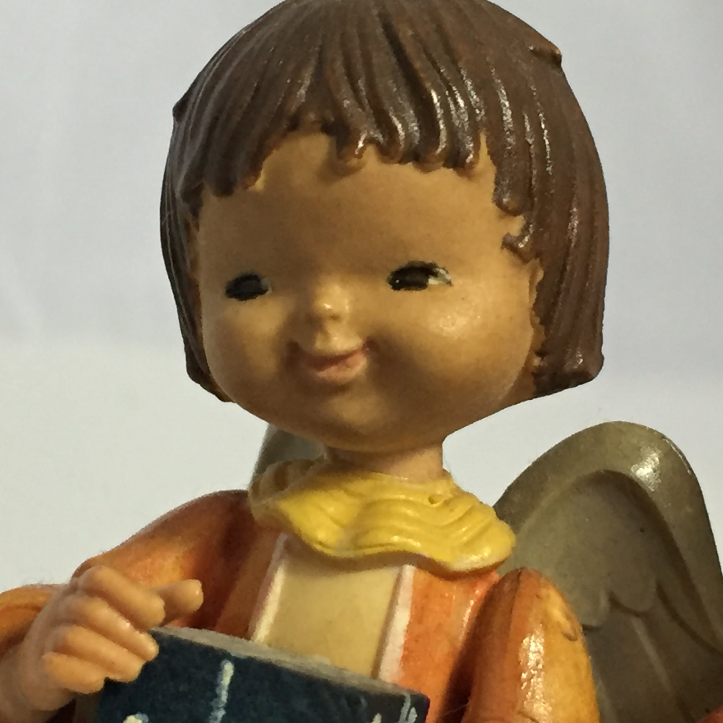 ANRIアンリ フェランディス作 木製 子供の彫刻 本を読む 約44cm ANRI