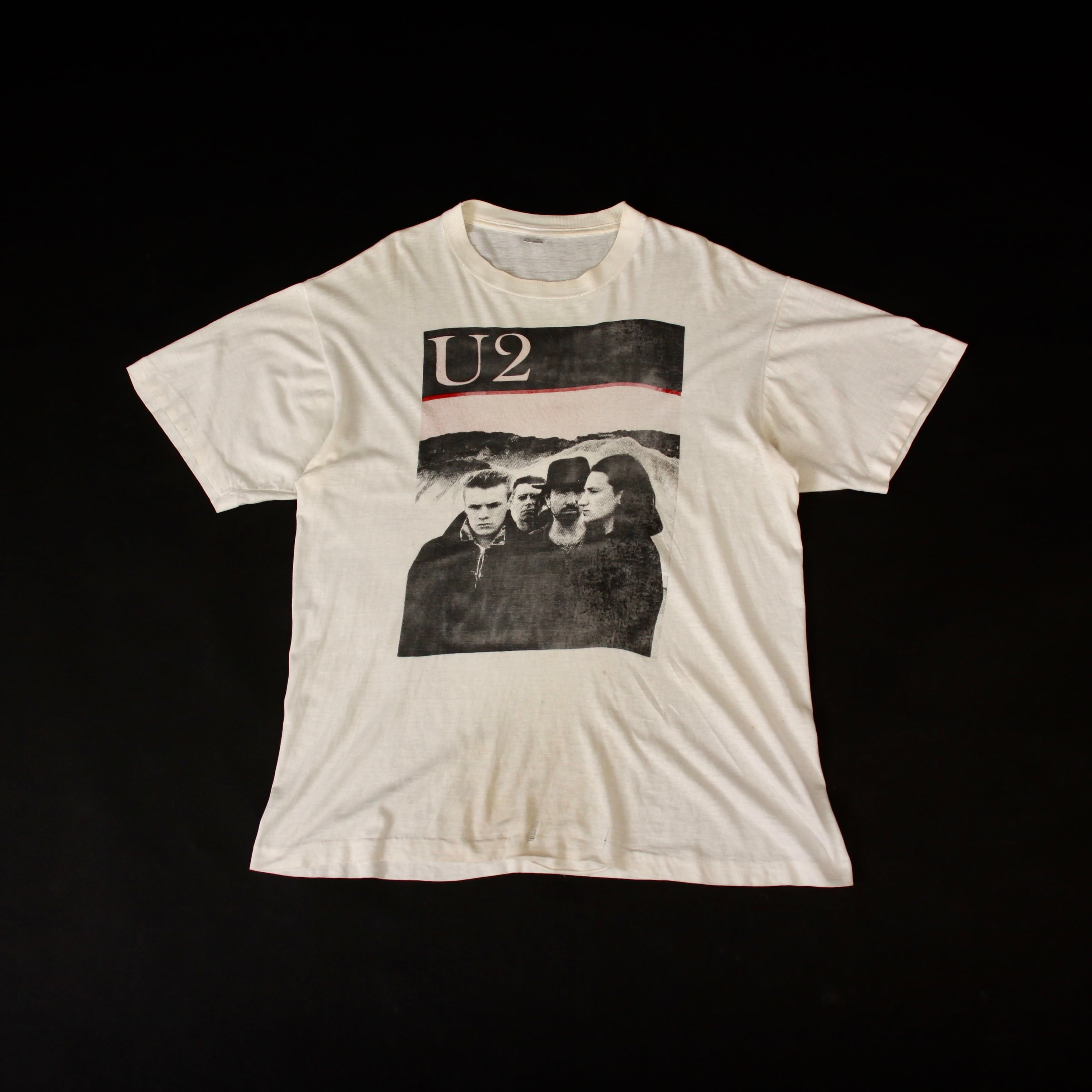 80s 購入 USA製 U2 バンドTシャツコピーライト 1987 シングルステッチ