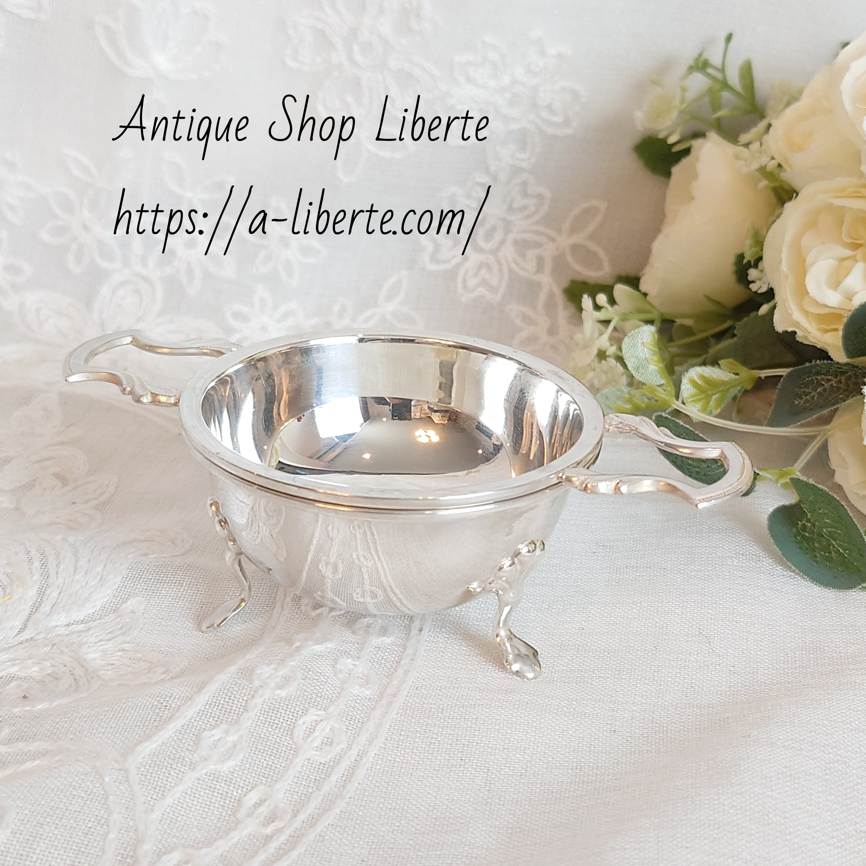 Mappin＆webb 純銀 ティーストレーナー | アンティークショップ リベルテ