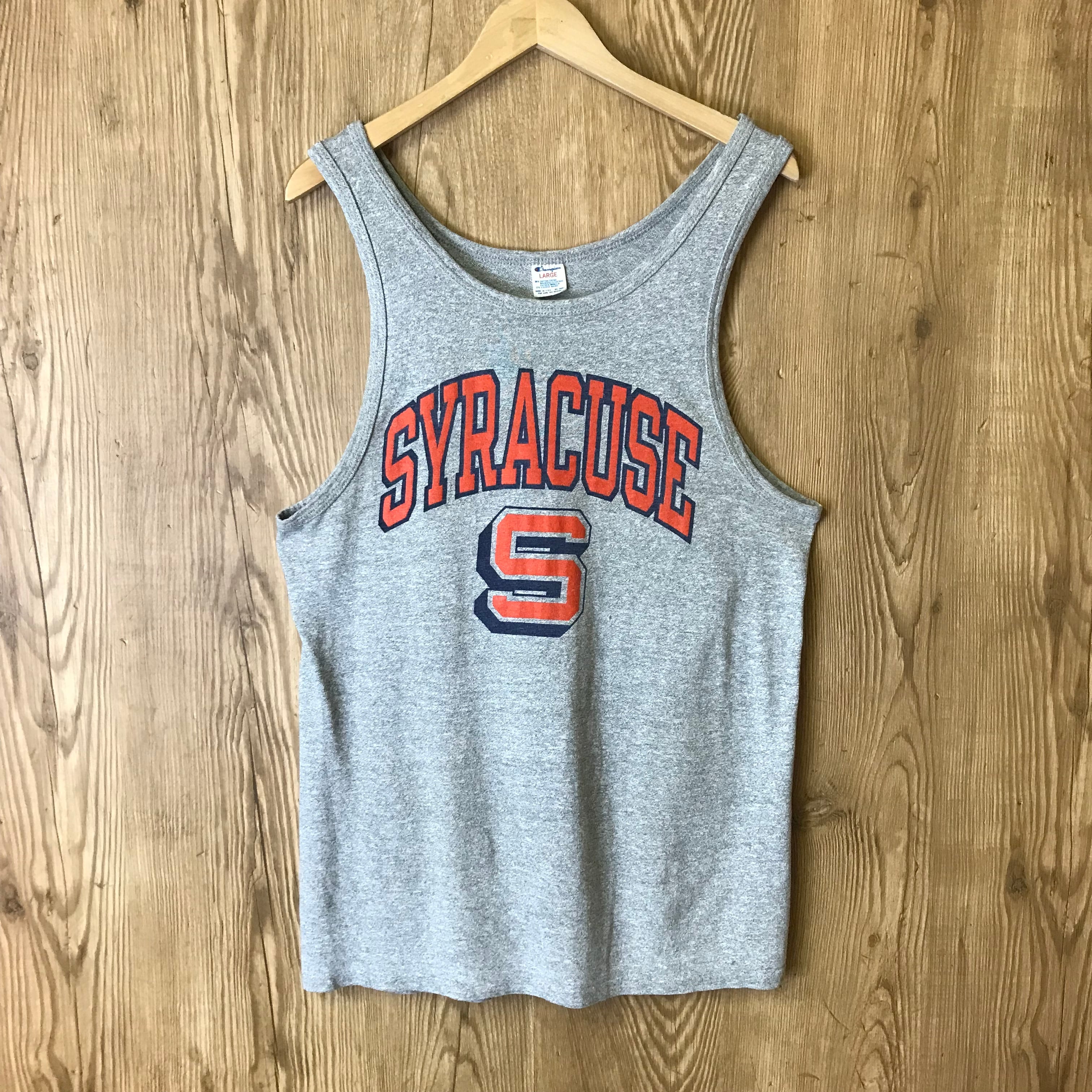 Champion チャンピオン ボーダー タンクトップ 70s USA製 古着 90年代