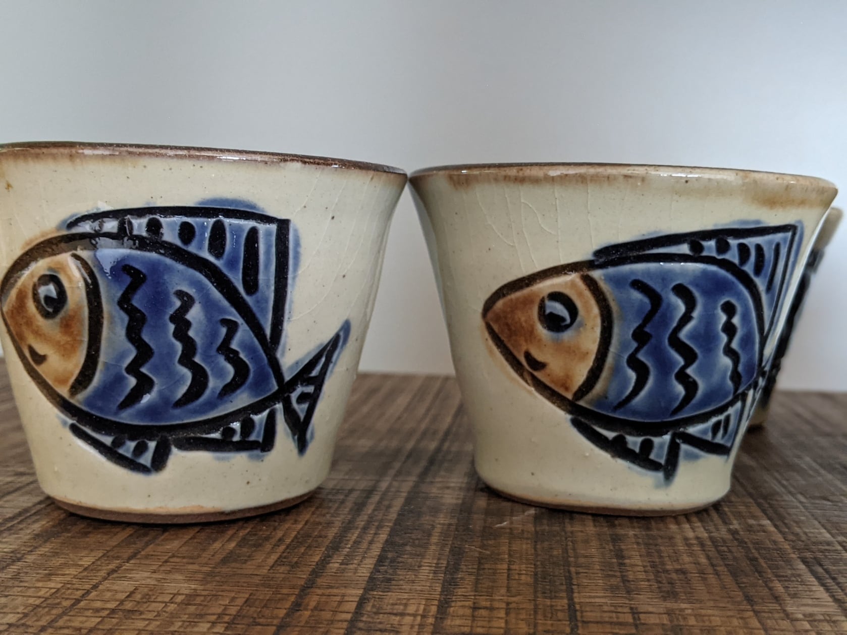 やちむん そばちょこ（魚紋・2色） | ノモ陶器製作所 | inoya | Basic