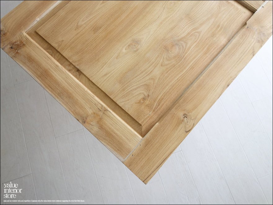 チーク材ドアLN 木製扉 玄関ドア 総無垢 建具 室内ドア 店舗 開き戸