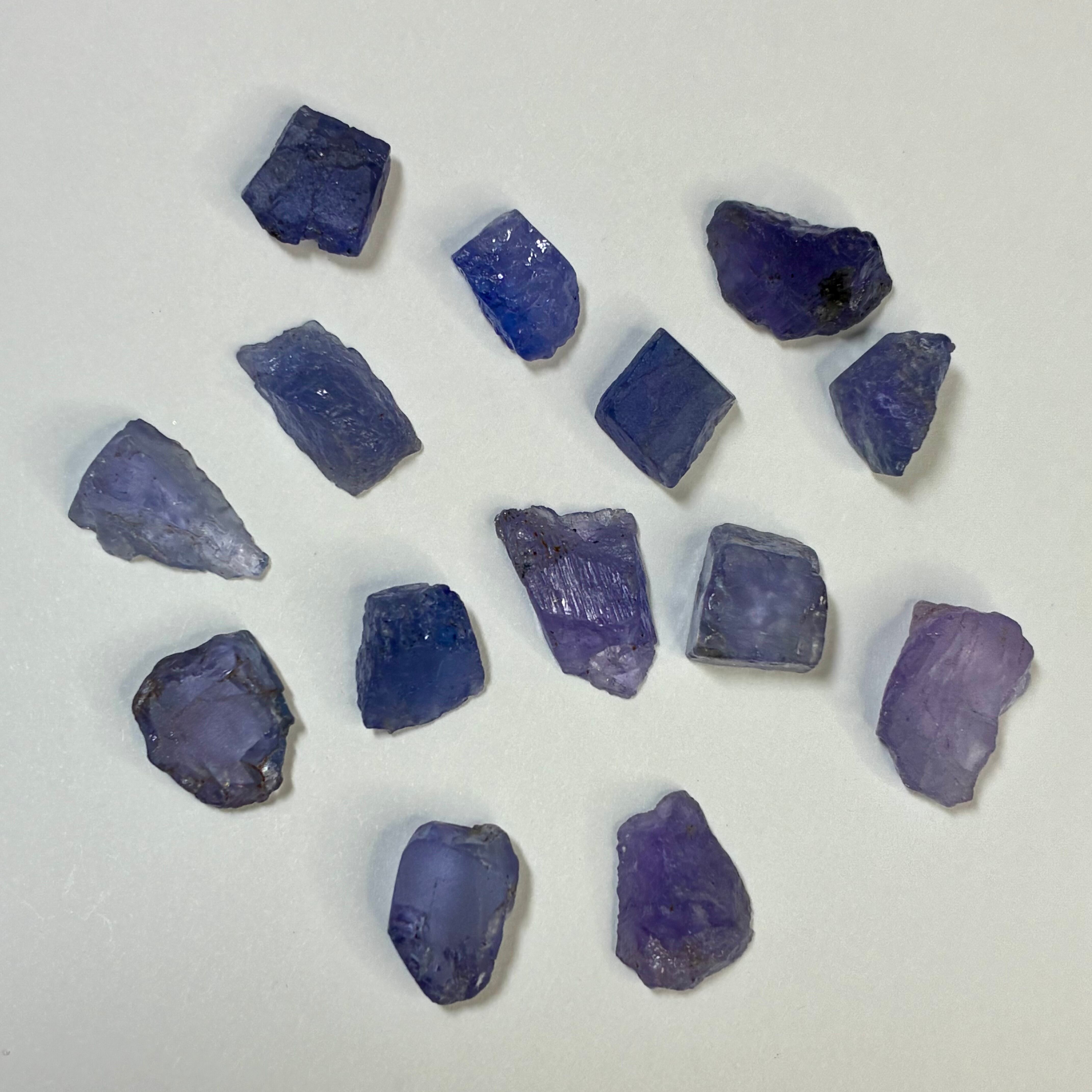 非加熱タンザナイト 【一点物】 原石 鉱物 天然石 パワーストーン (No