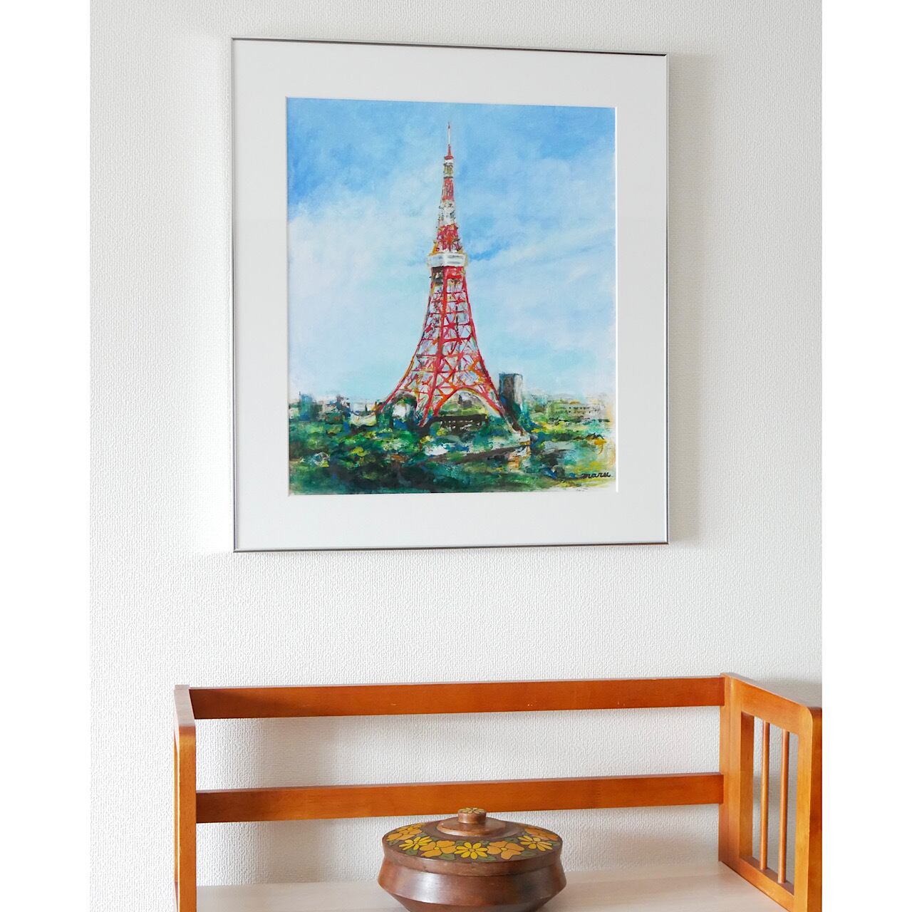 マ*Y様 【聖なる夜の贈り物】アクリル画 F6 風景画 絵画 マ*Y様