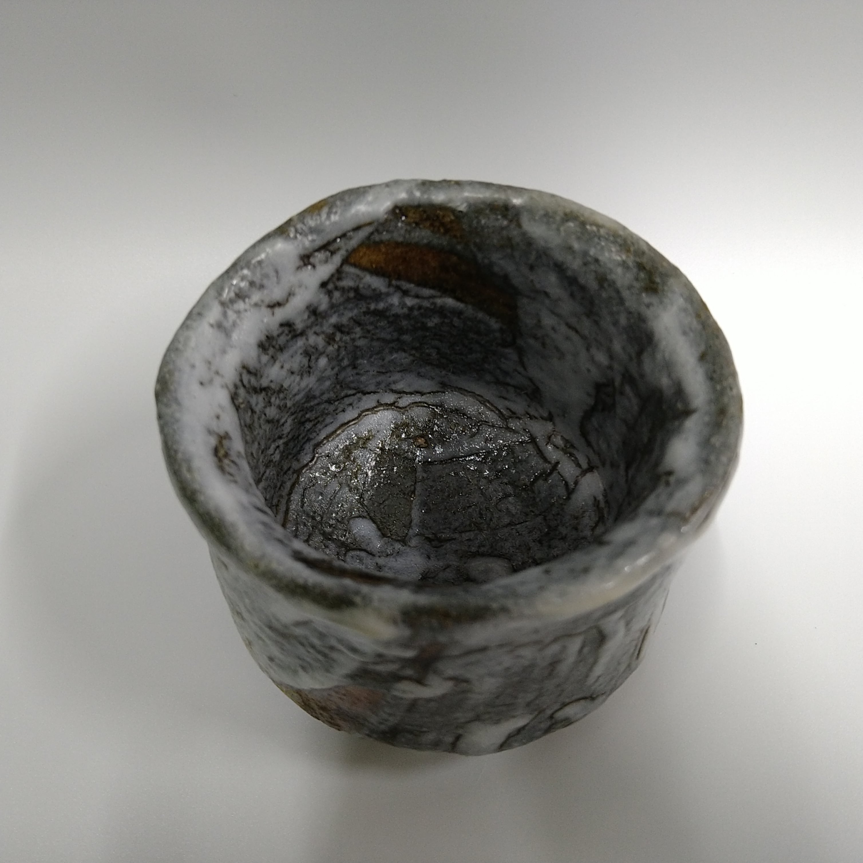 川上清美 竜鱗ぐい呑 川上清美 竜鱗ぐい呑 唐津 川上 清美『竜鱗ぐい呑』