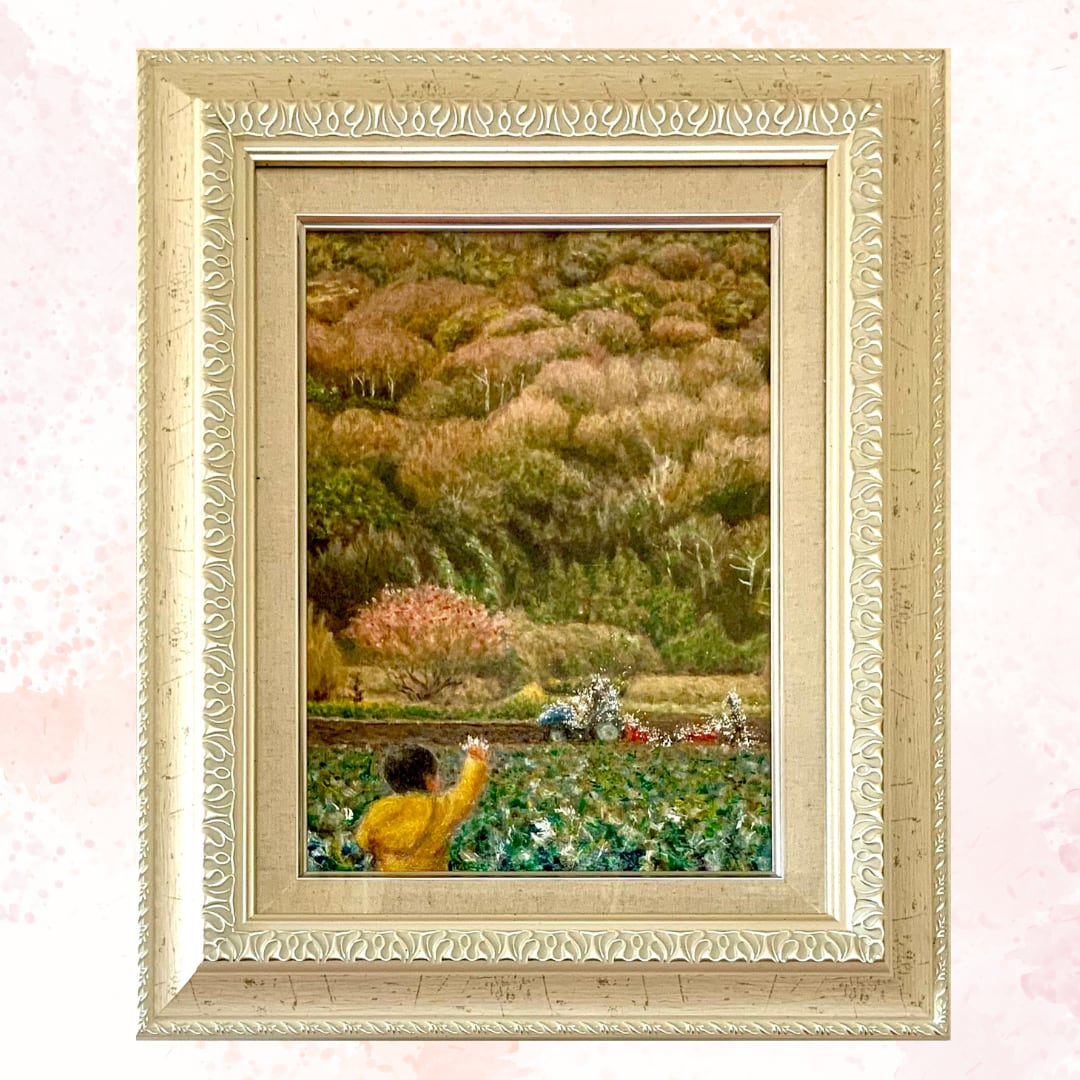 金色 彫刻入り [IM] 絵画用額縁 ② F8号 額装 金色 絵画用品 油彩額縁