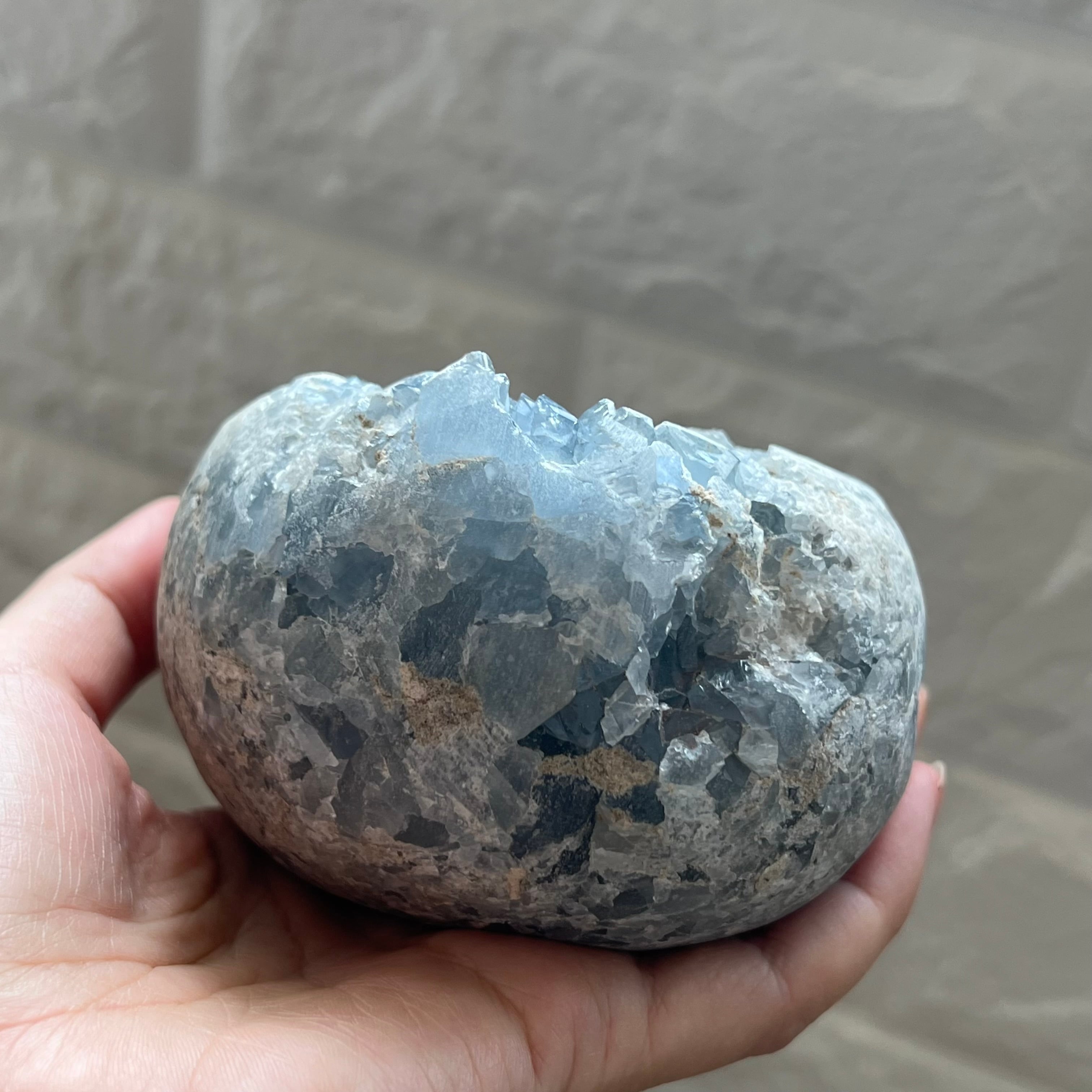 一点物】セレスタイト 原石 ⑦✩.*˚天然石×インテリア