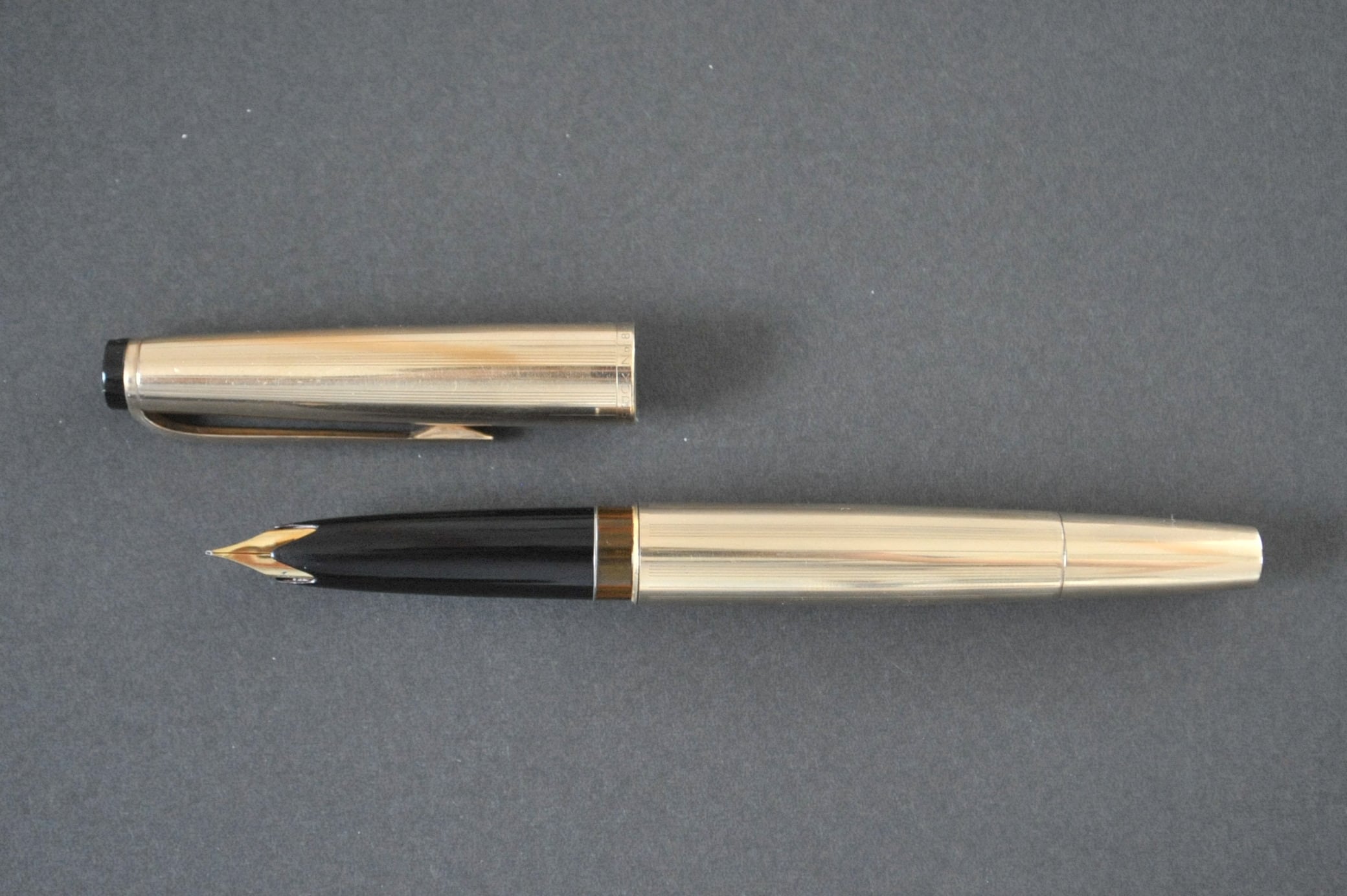 モンブラン万年筆 マイスターシュトゥック 金張 No.84 モンブラン マイ