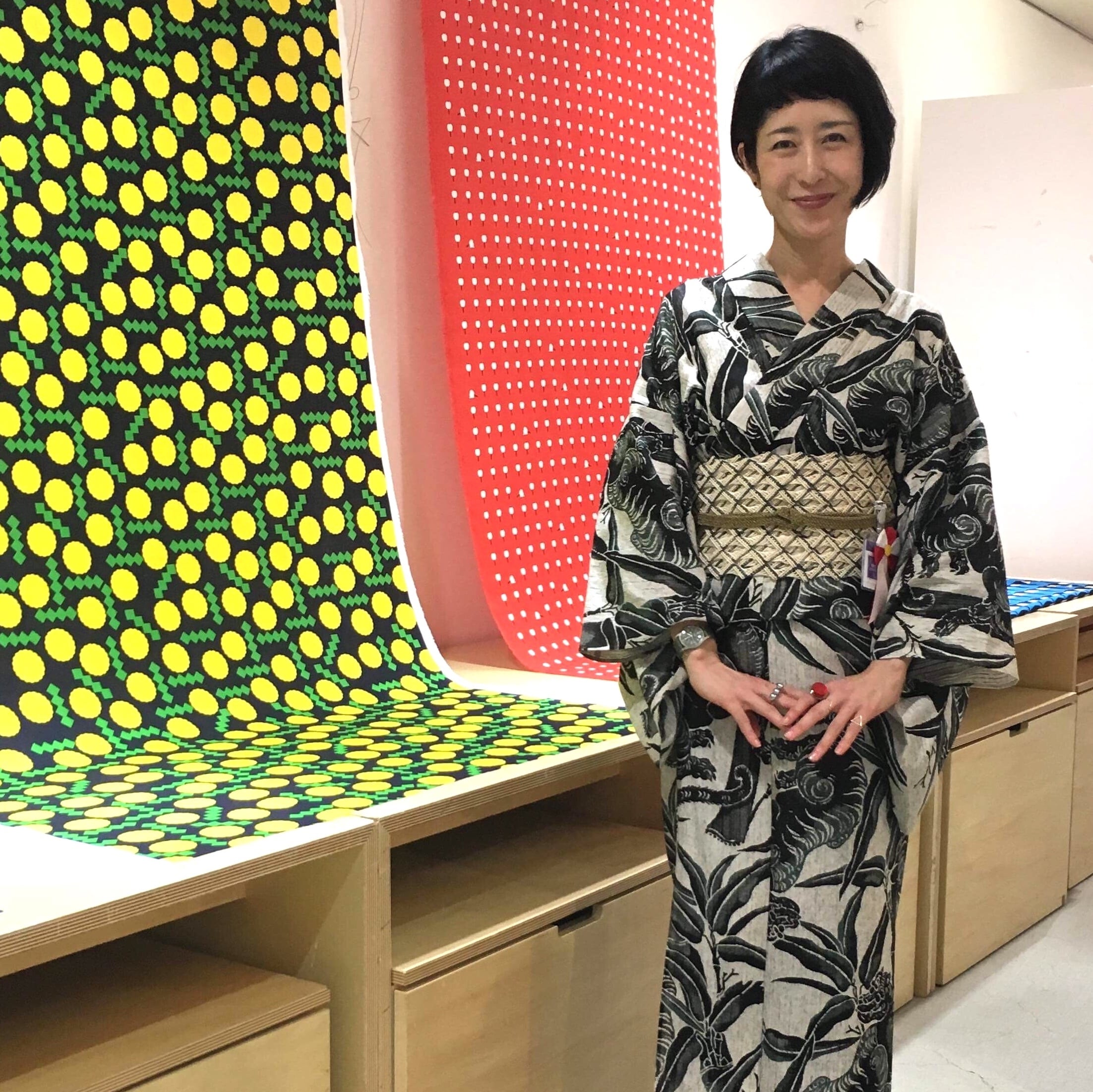 半幅帯 [ ビビディープ セレクト ] 芭蕉 生成り 羅 | VIVIDEEP maison