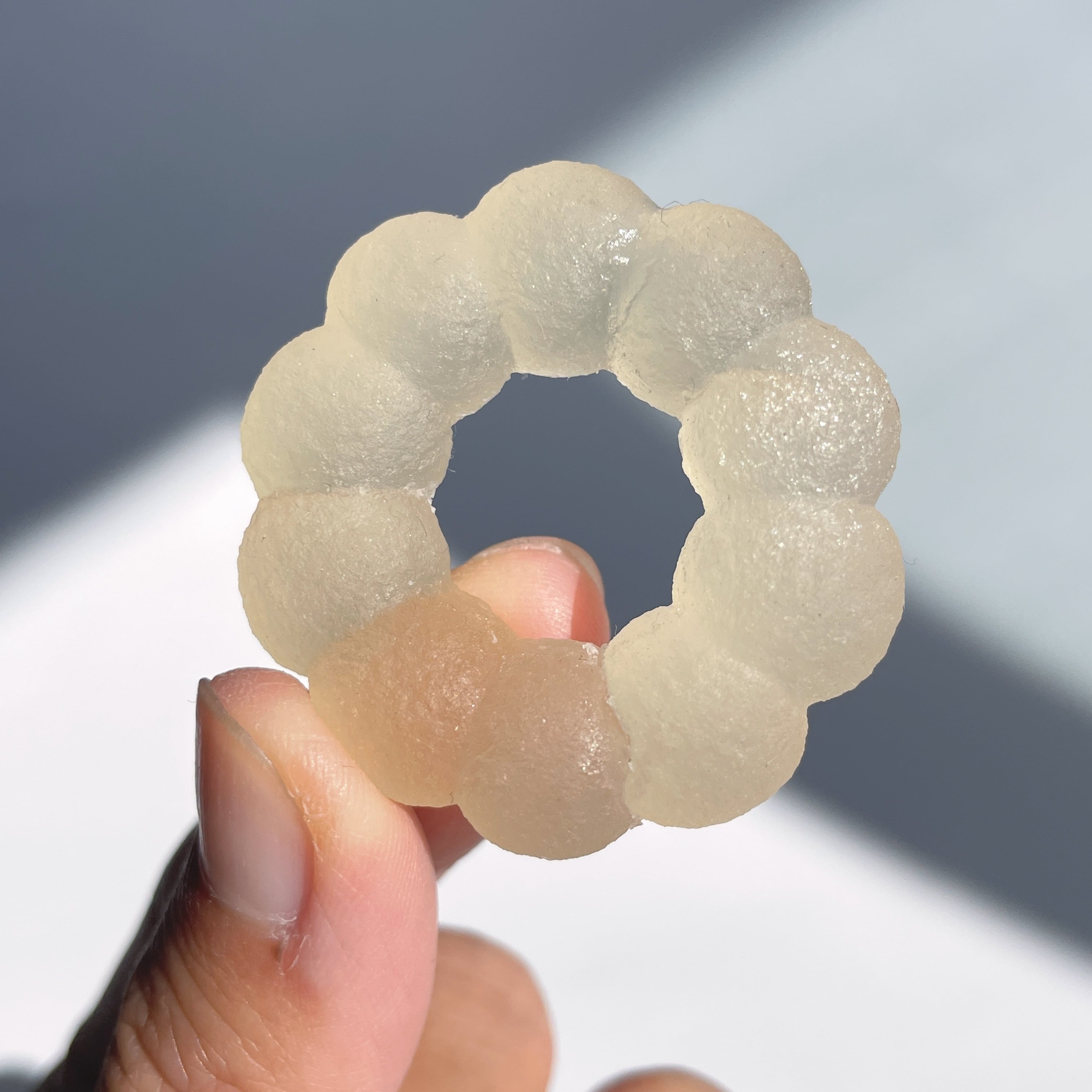 美形】 フローライト リング ポンデリング インド産 原石 鉱石 標本