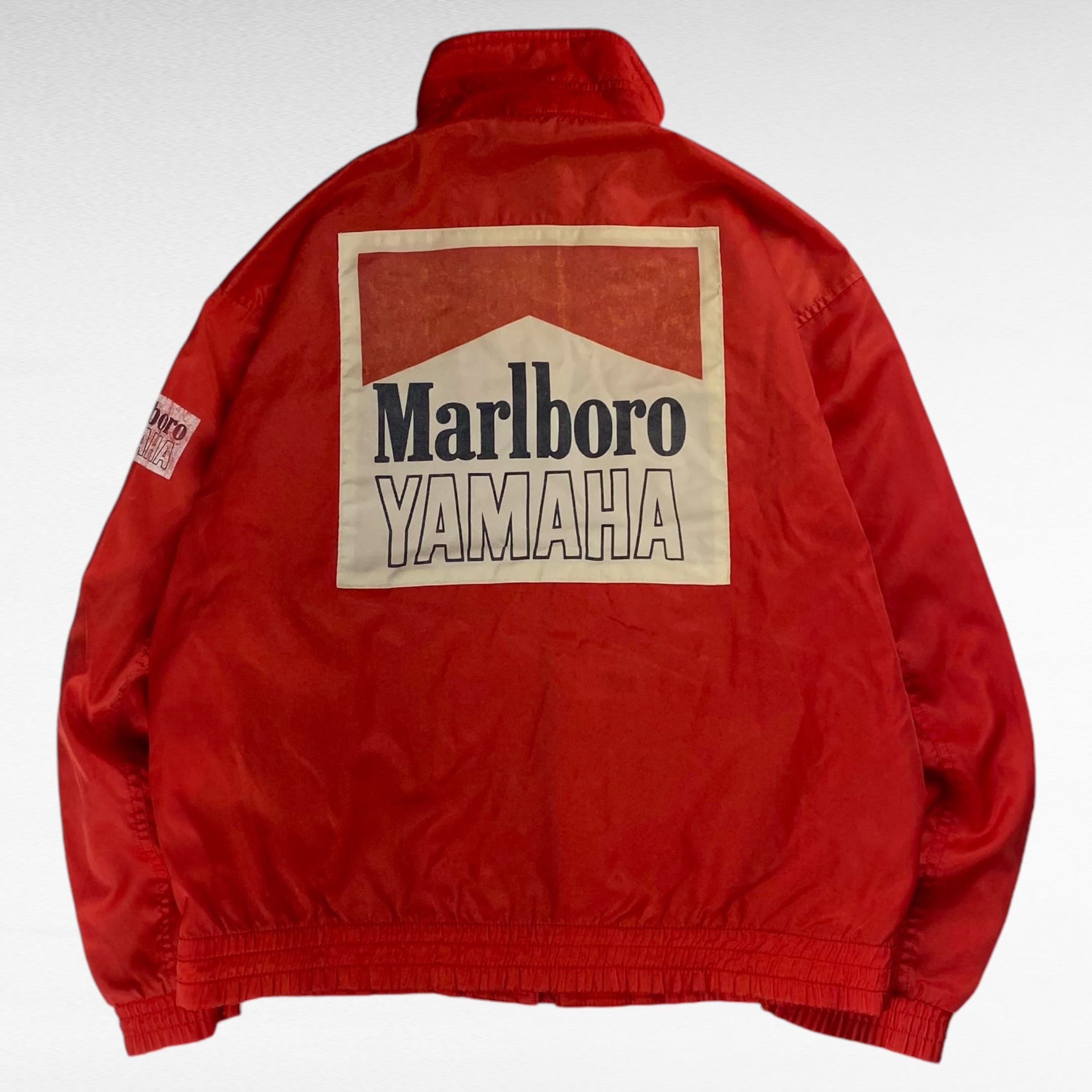 80〜90's】 マルボロ YAMAHA ナイロンレーシングジャケット M ブルゾン