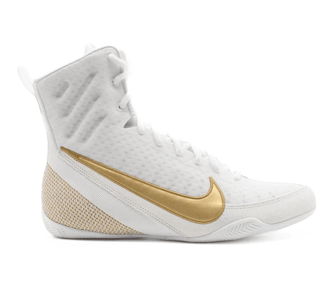 Nikeマチョマイ3ボクシングシューズ ホワイト/ゴールド | ボクシング