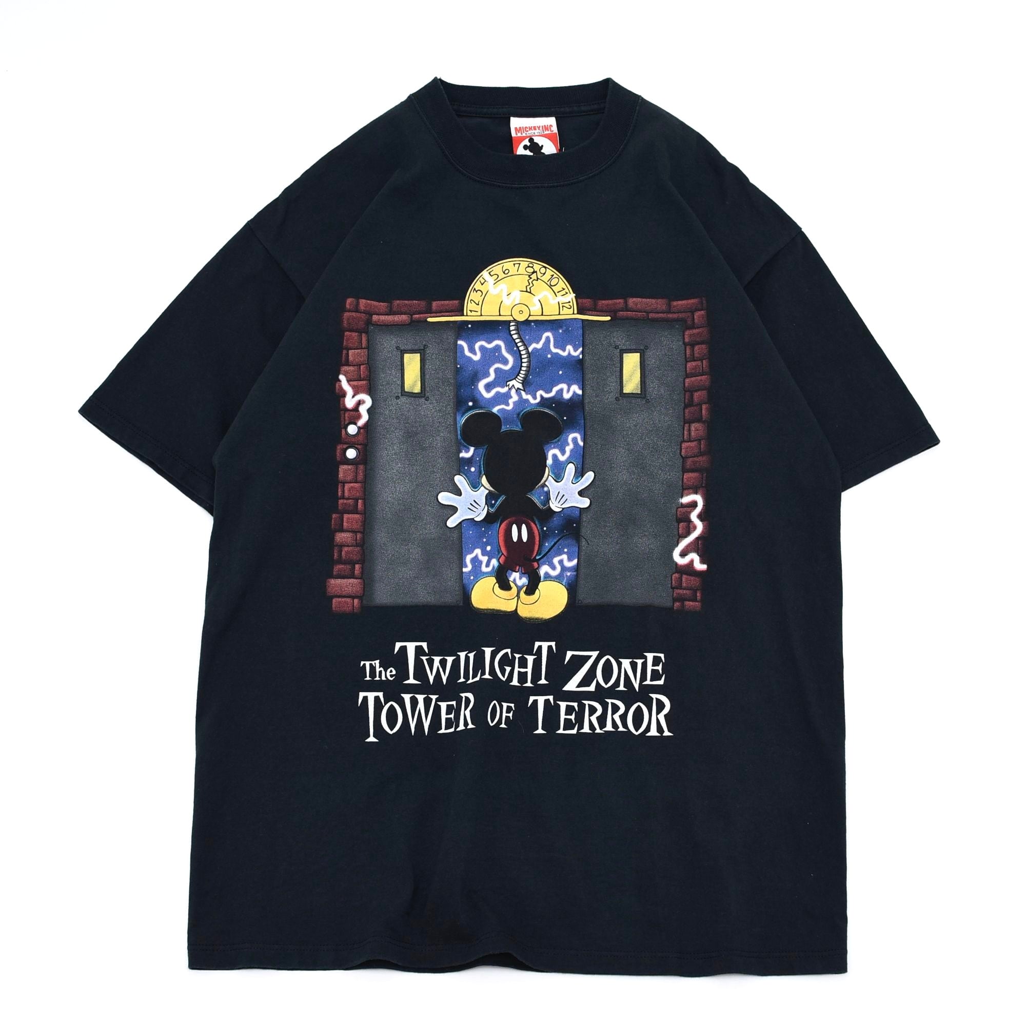 90's MICKEY,INC tower of terror T-shirt Made in USA | 古着屋 grin