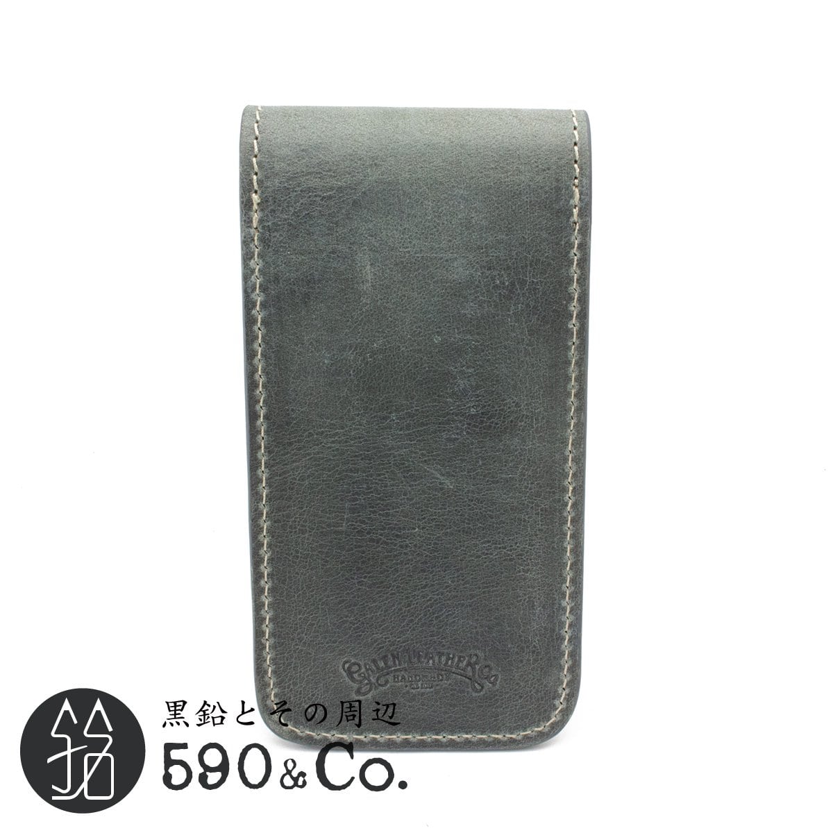 Galen Leather/ガレンレザー】フラップペンケース3本用 (クレイジー