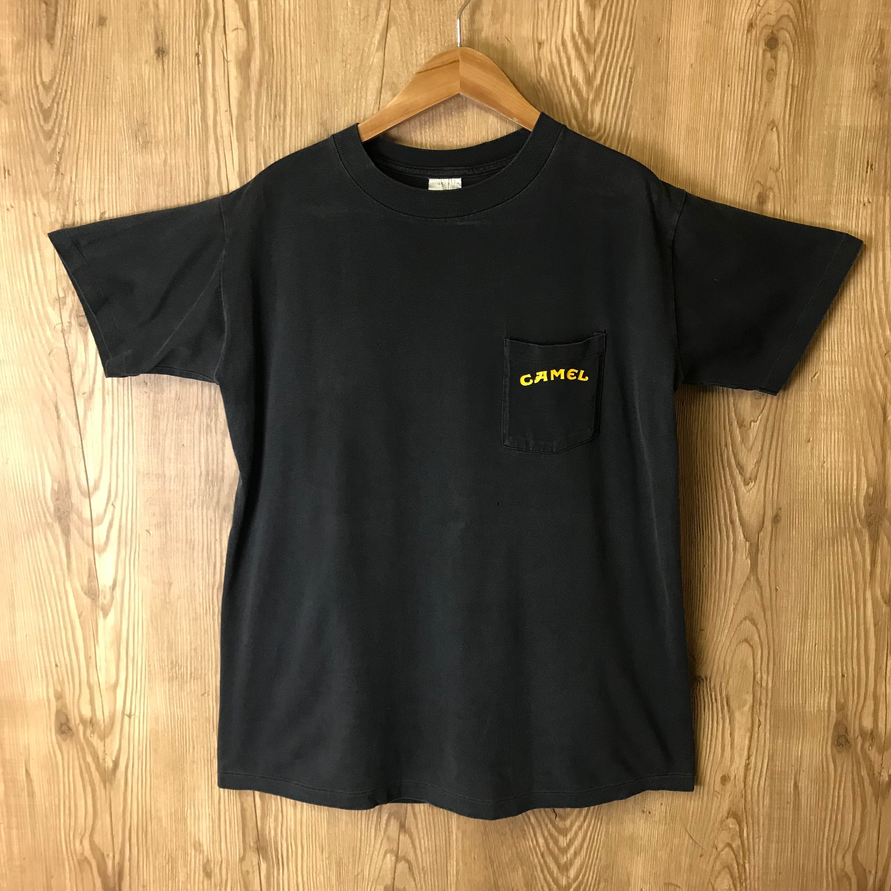 USA製 90s VINTAGE オフィシャルタグ CAMEL 企業物 半袖 ポケット T-sh