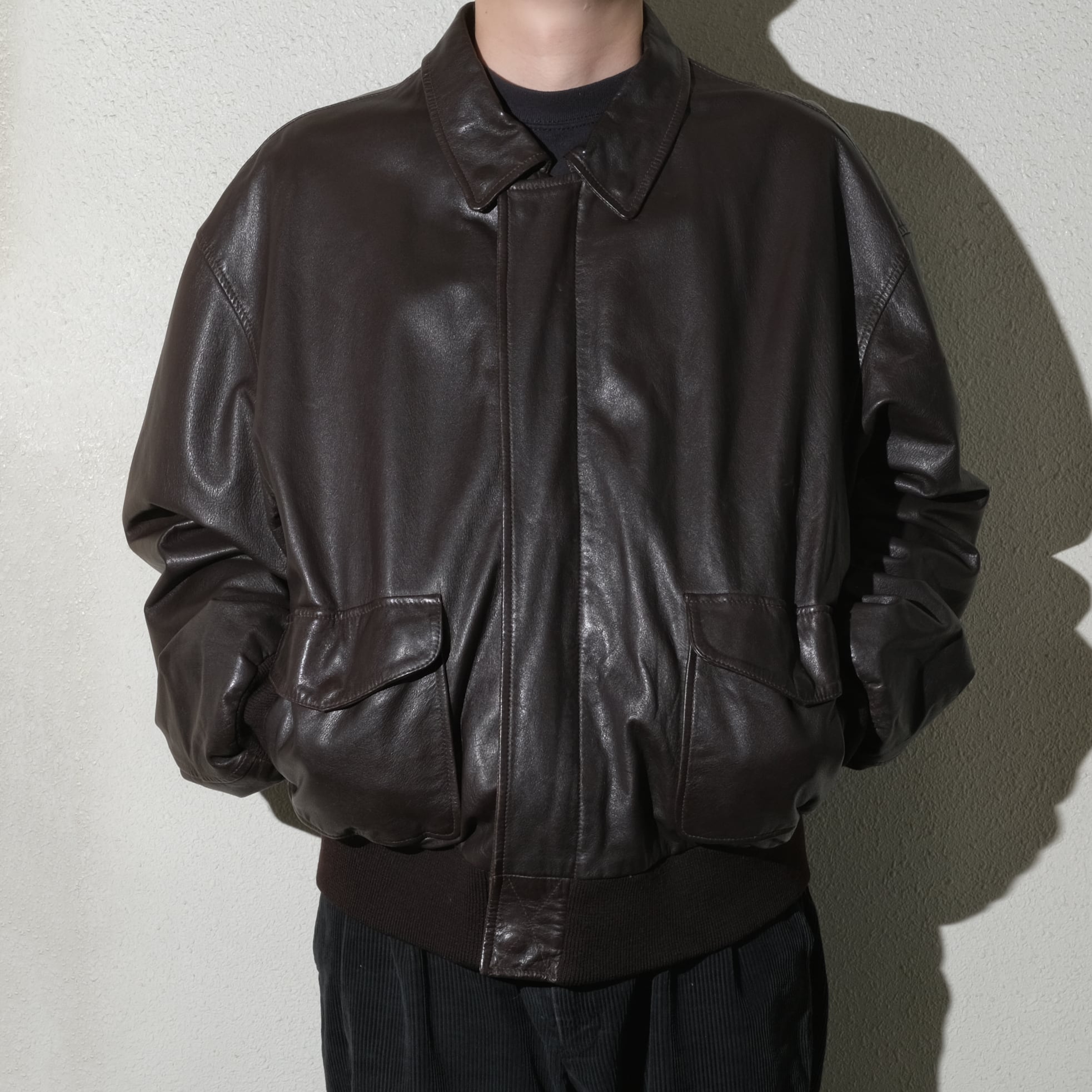 Polo by Ralph Lauren A-2 type leather jacket [XL] | goodbuy used