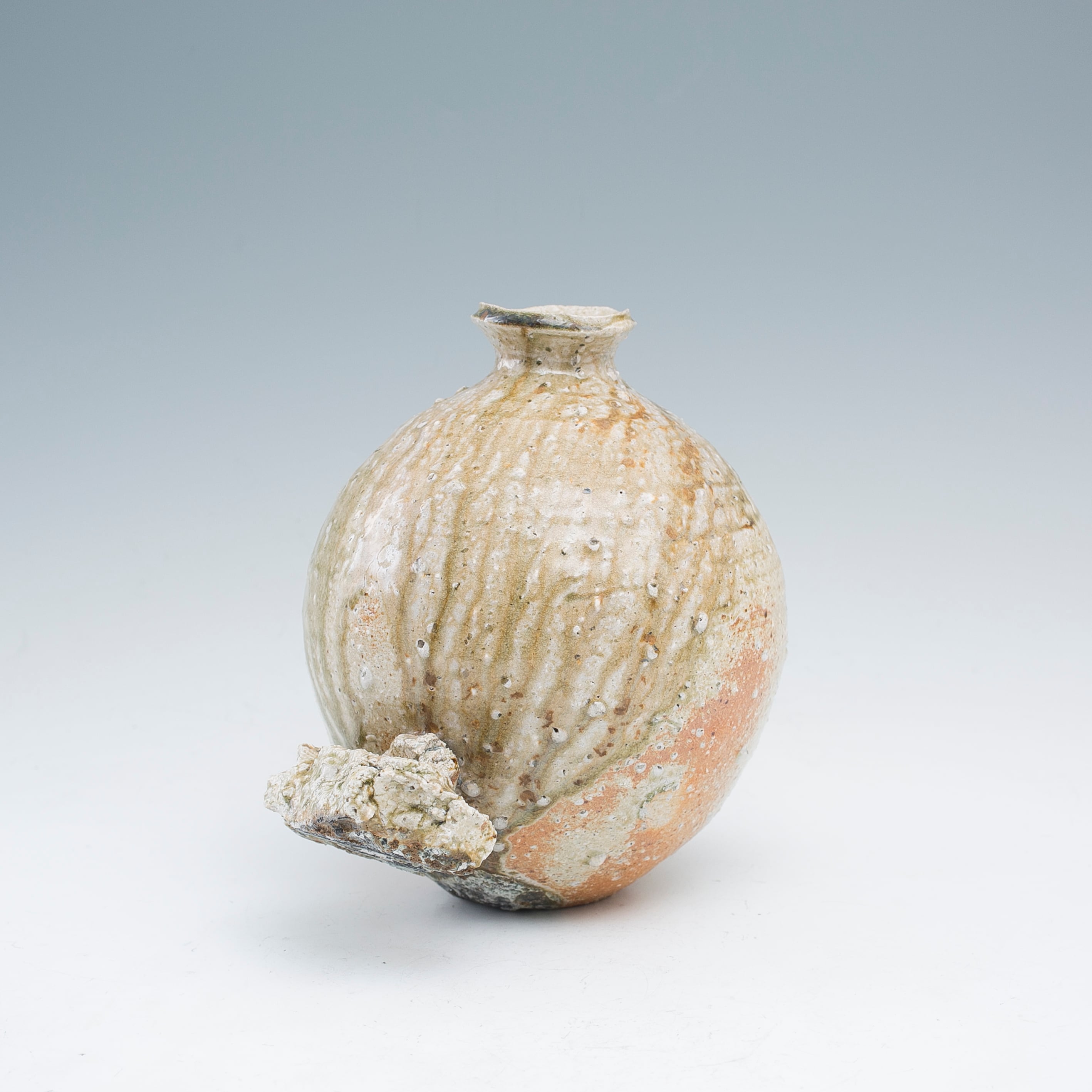 蹲 うずくまる 辻村塊 花器 壺 花瓶 花入 フラワーベース 共箱 作陶