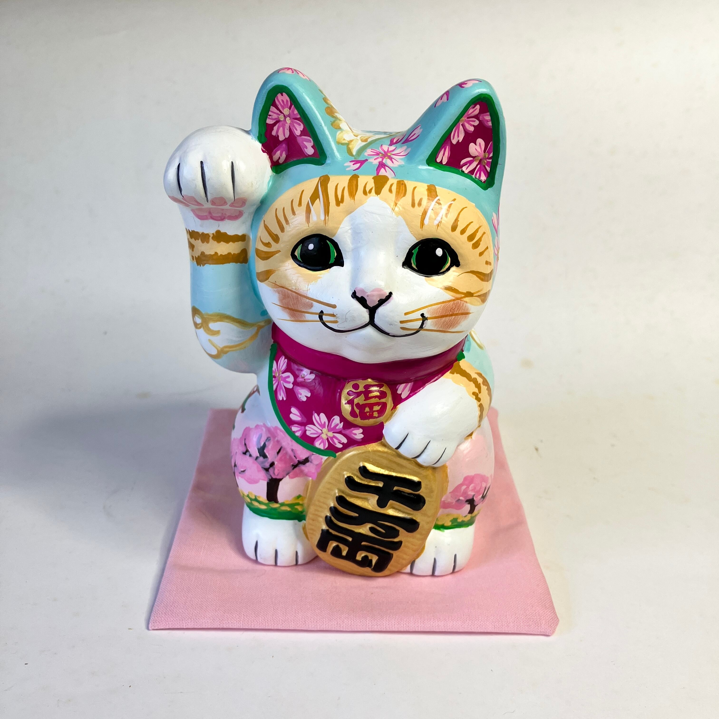 激レア 昭和レトロ 招き猫 まねきねこ 貯金箱 加藤工芸 サンタ